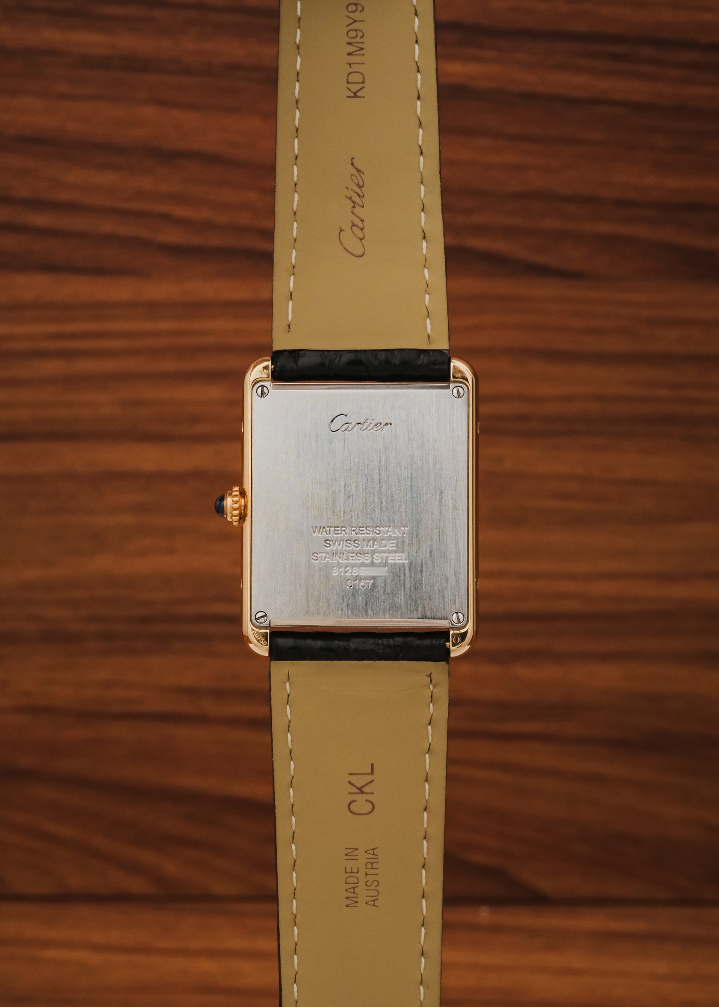2016 Cartier Tank Solo 18K Gold (Box & Papers)