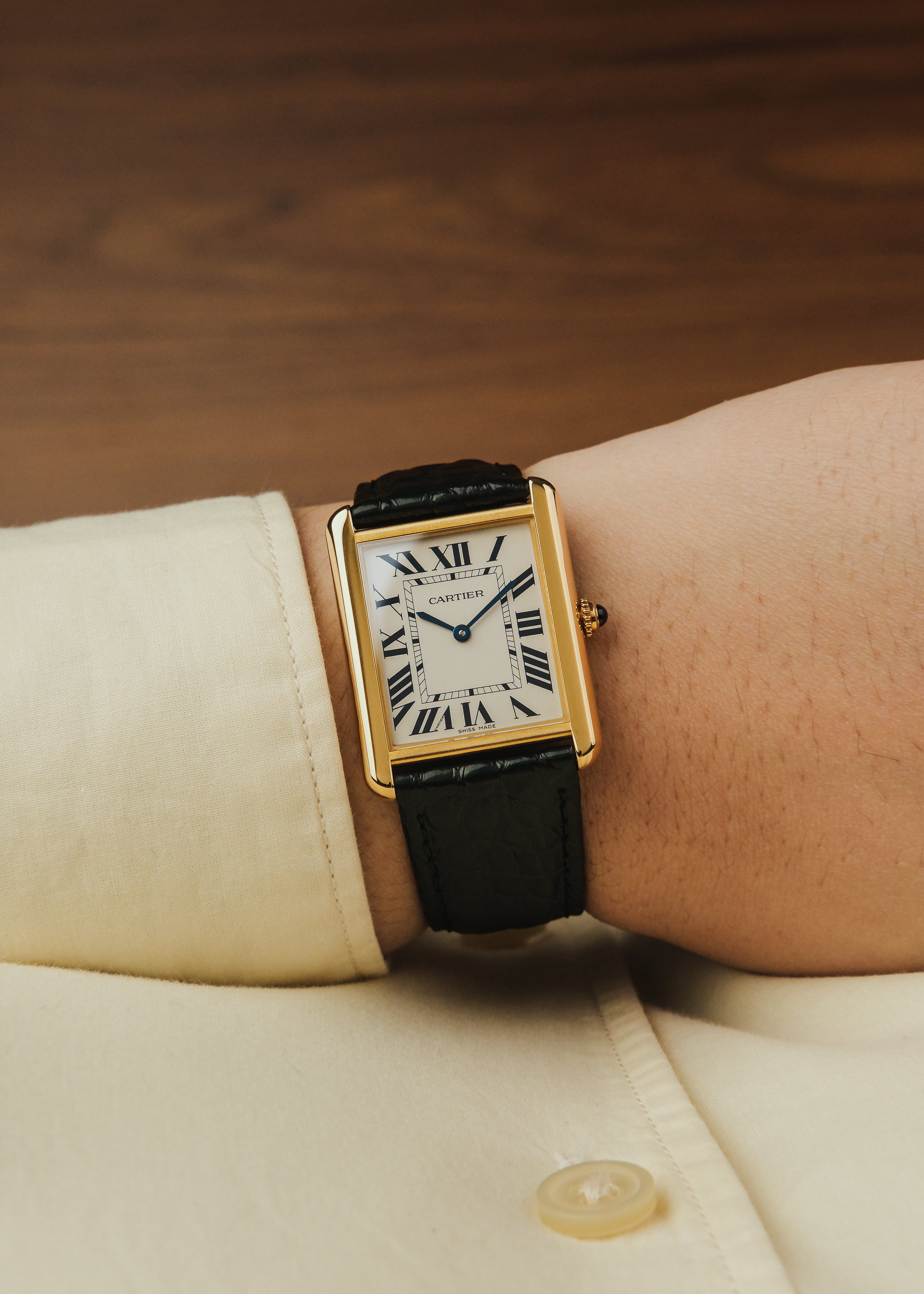 2016 Cartier Tank Solo 18K Gold (Box & Papers)