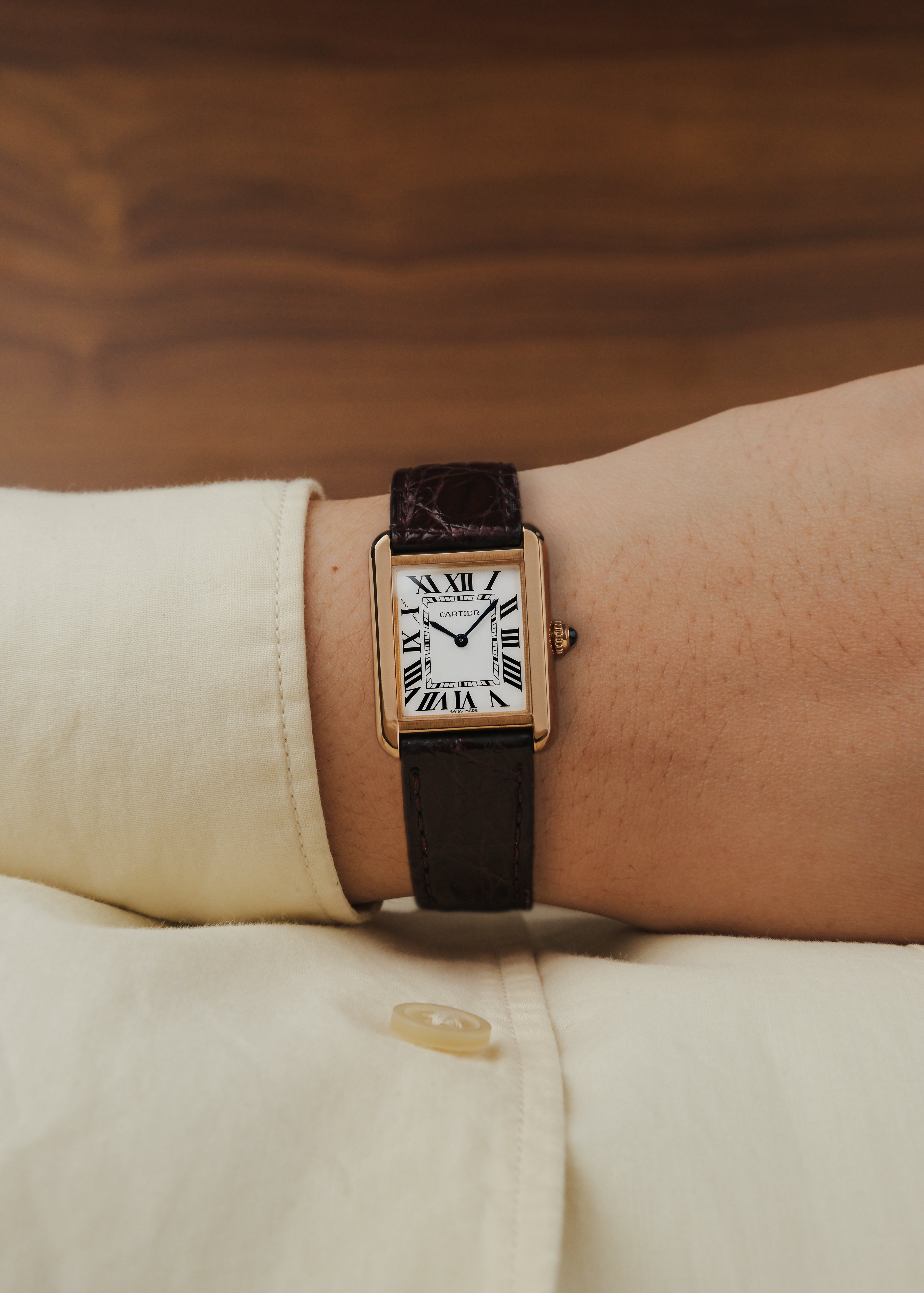 2019 Cartier Tank Solo 18K Gold (Box & Papers)