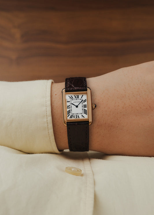 2019 Cartier Tank Solo 18K Gold (Box & Papers)