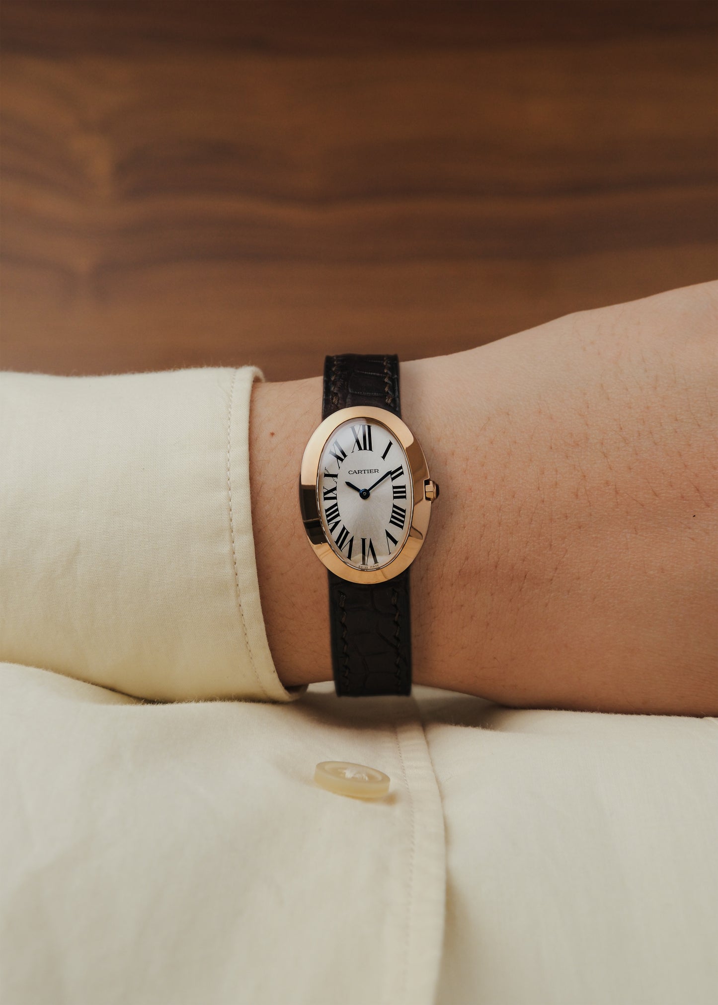 2010 Cartier Baignoire 18K Gold (Box & Papers)