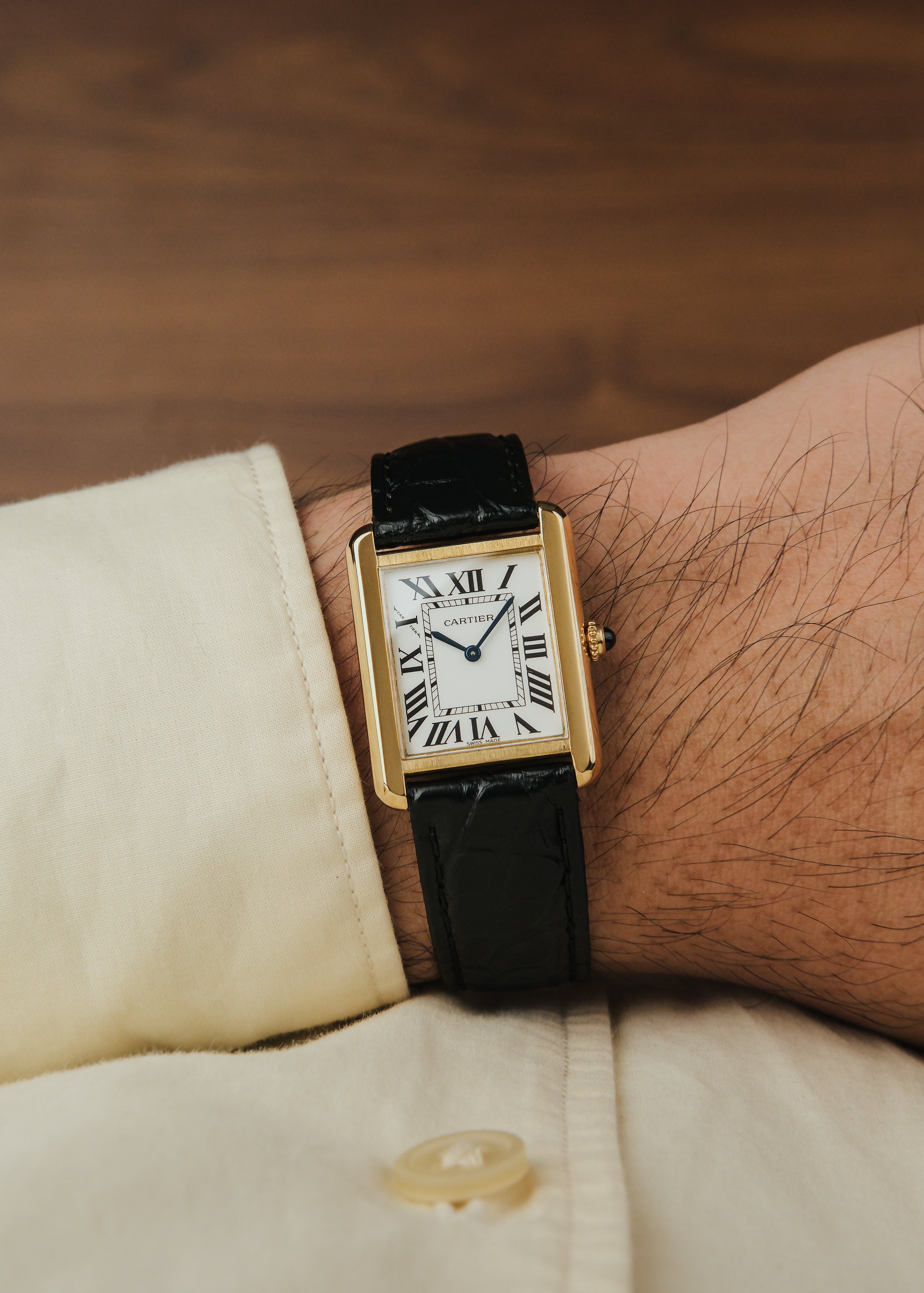 2024 Cartier Tank Solo 18K Gold (Box & Papers)