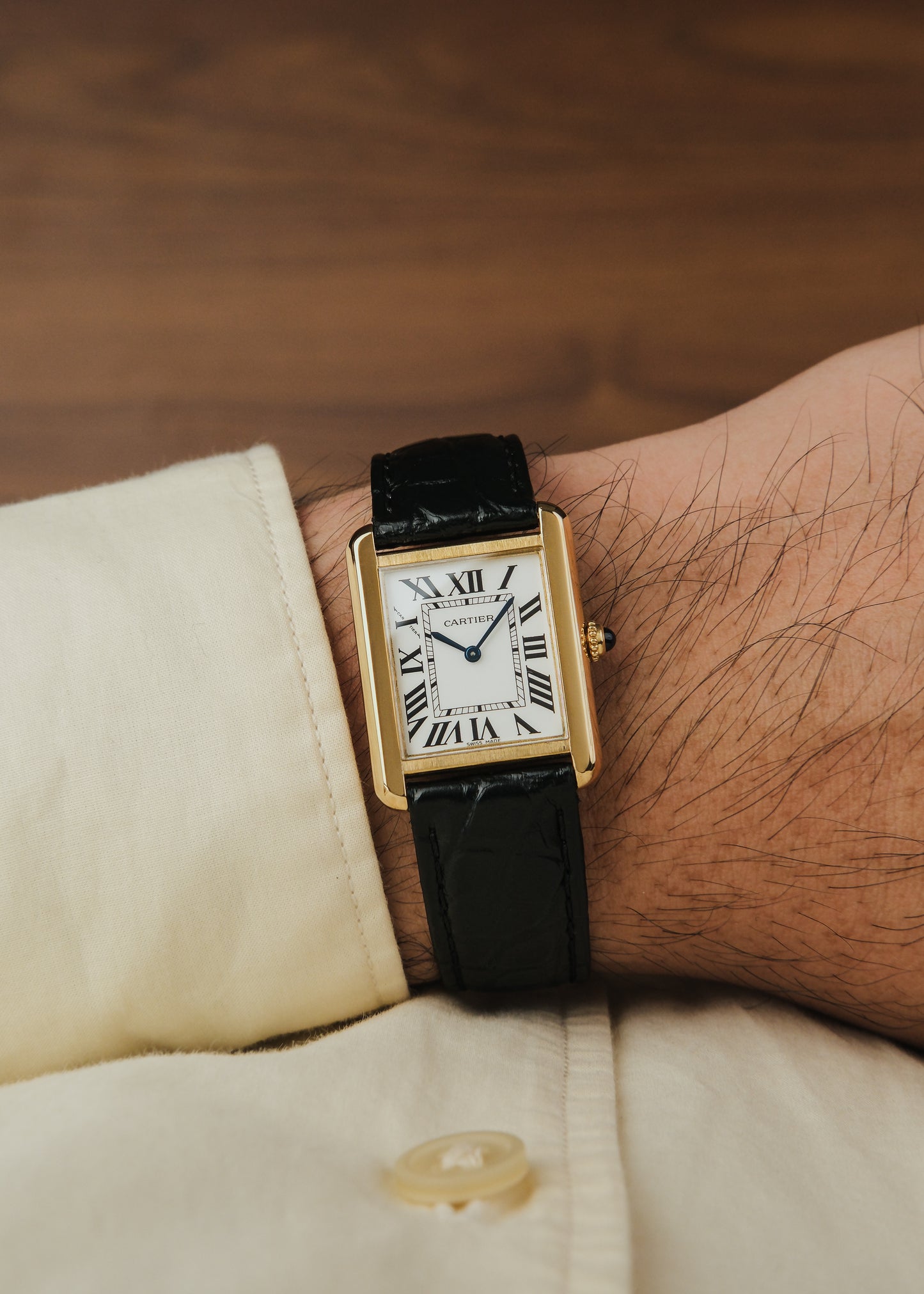 2024 Cartier Tank Solo 18K Gold (Box & Papers)