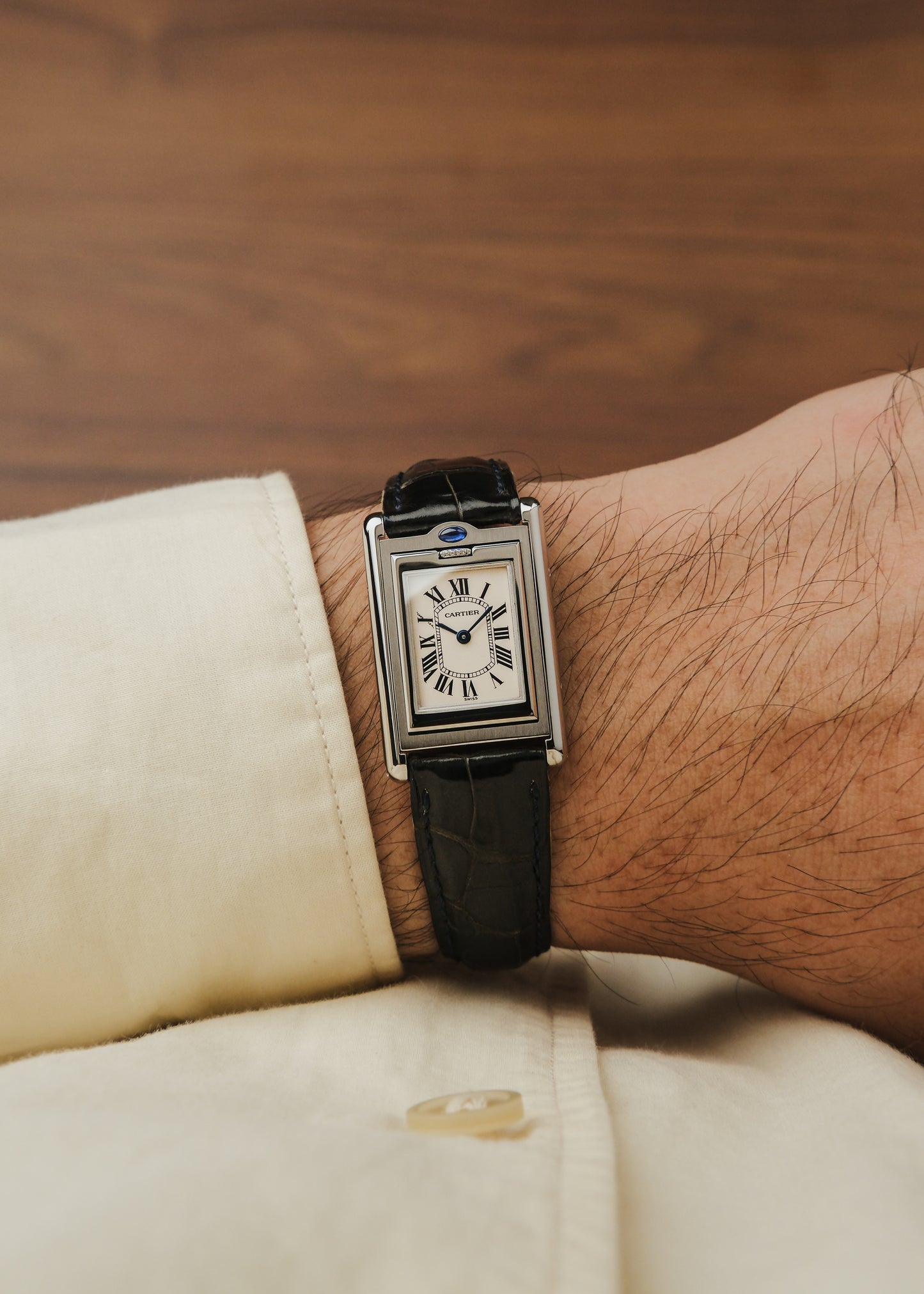 2000s Cartier Tank Basculante (Box & Papers)