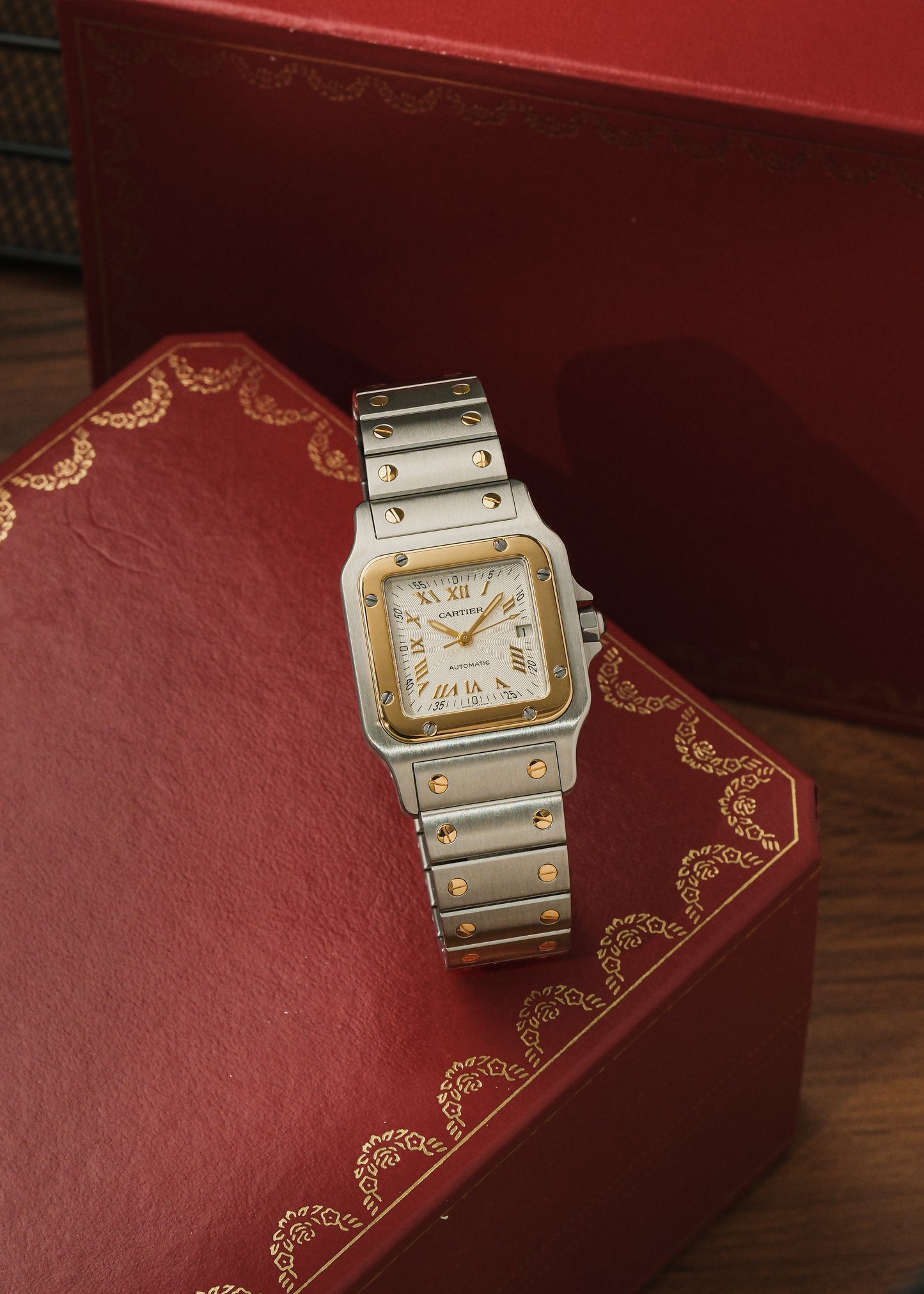 2000s Cartier Santos Galbee (Box & Papers)