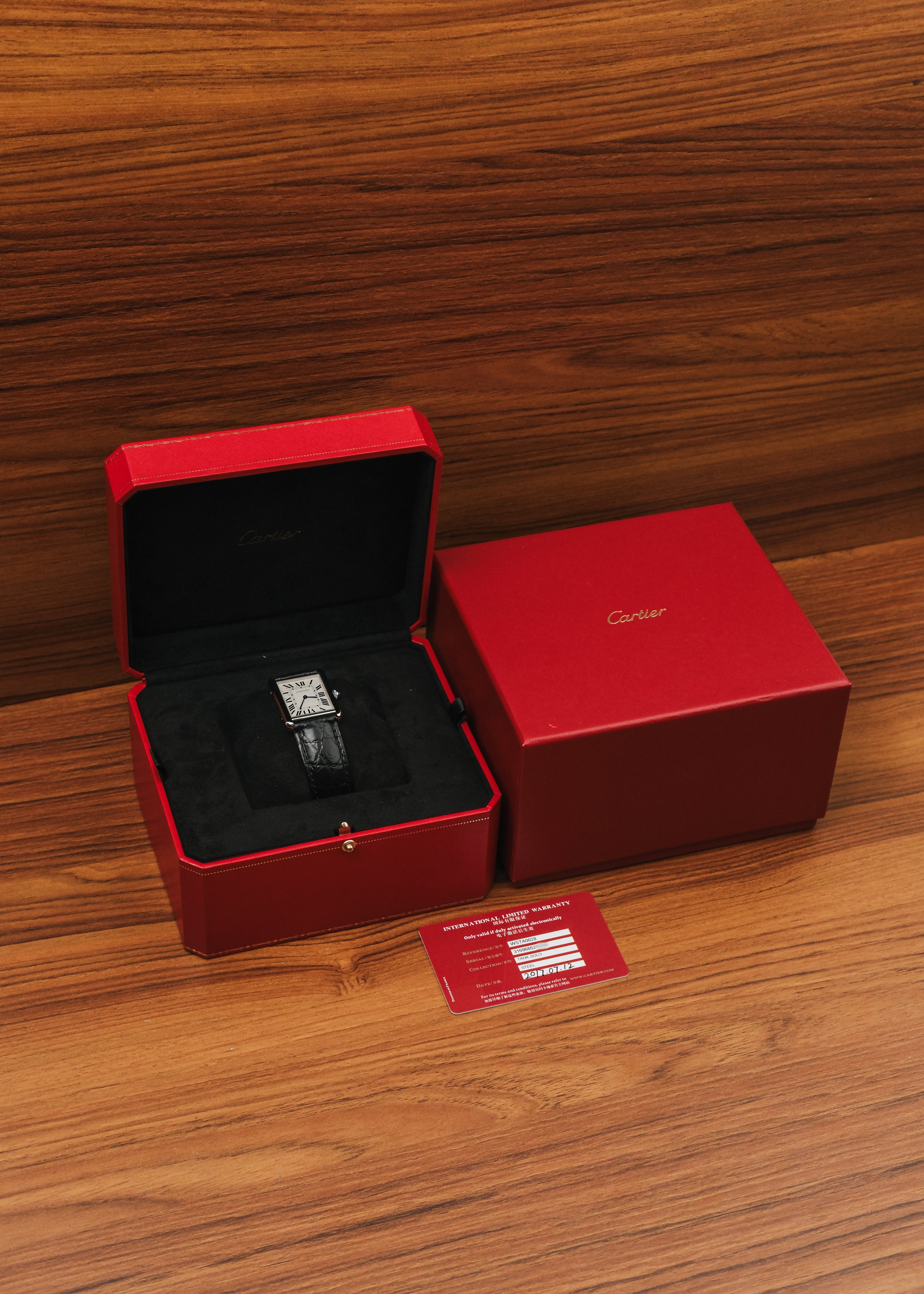 2017 Cartier Tank Solo (Box & Papers)