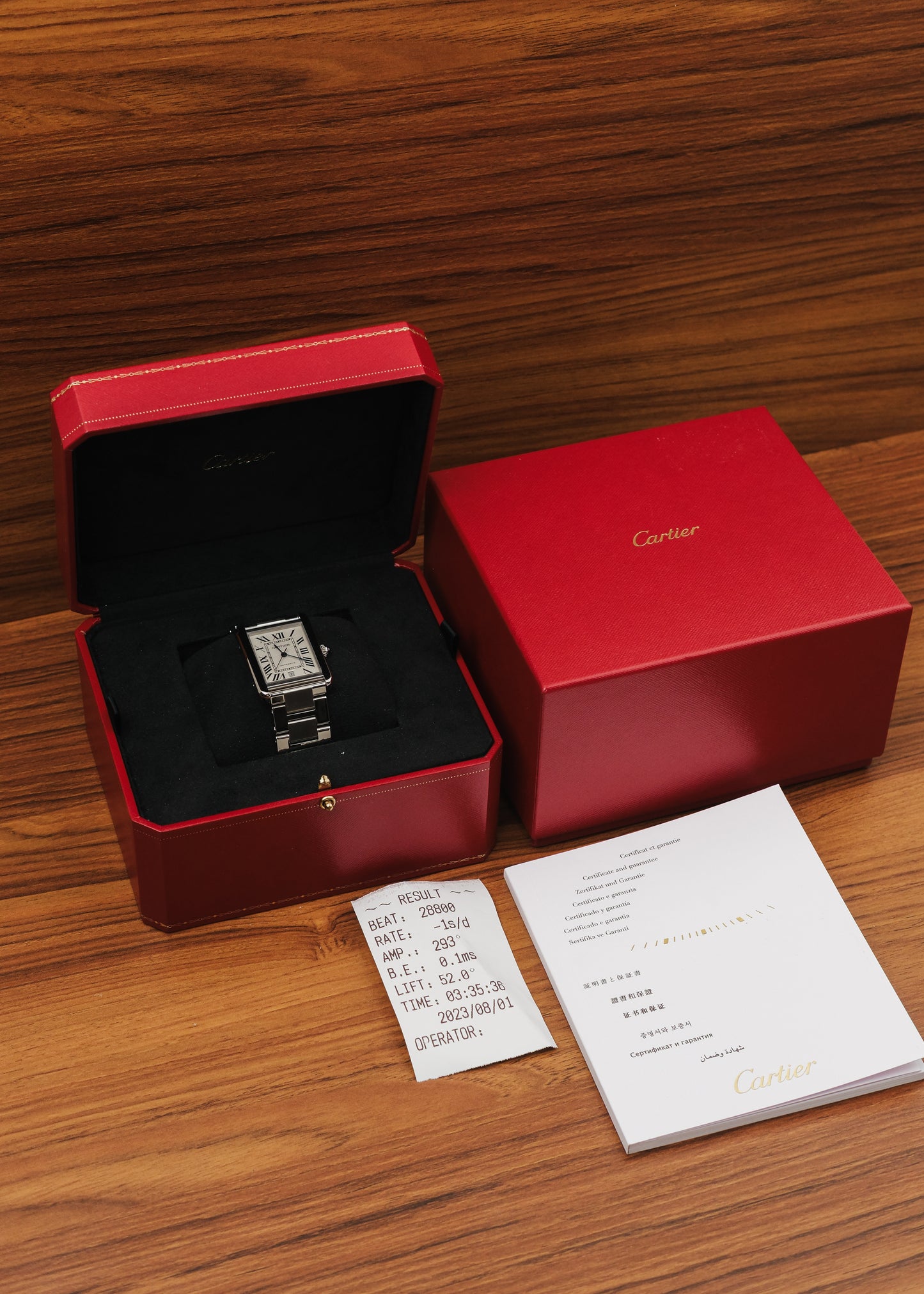 2014 Cartier Tank Solo XL