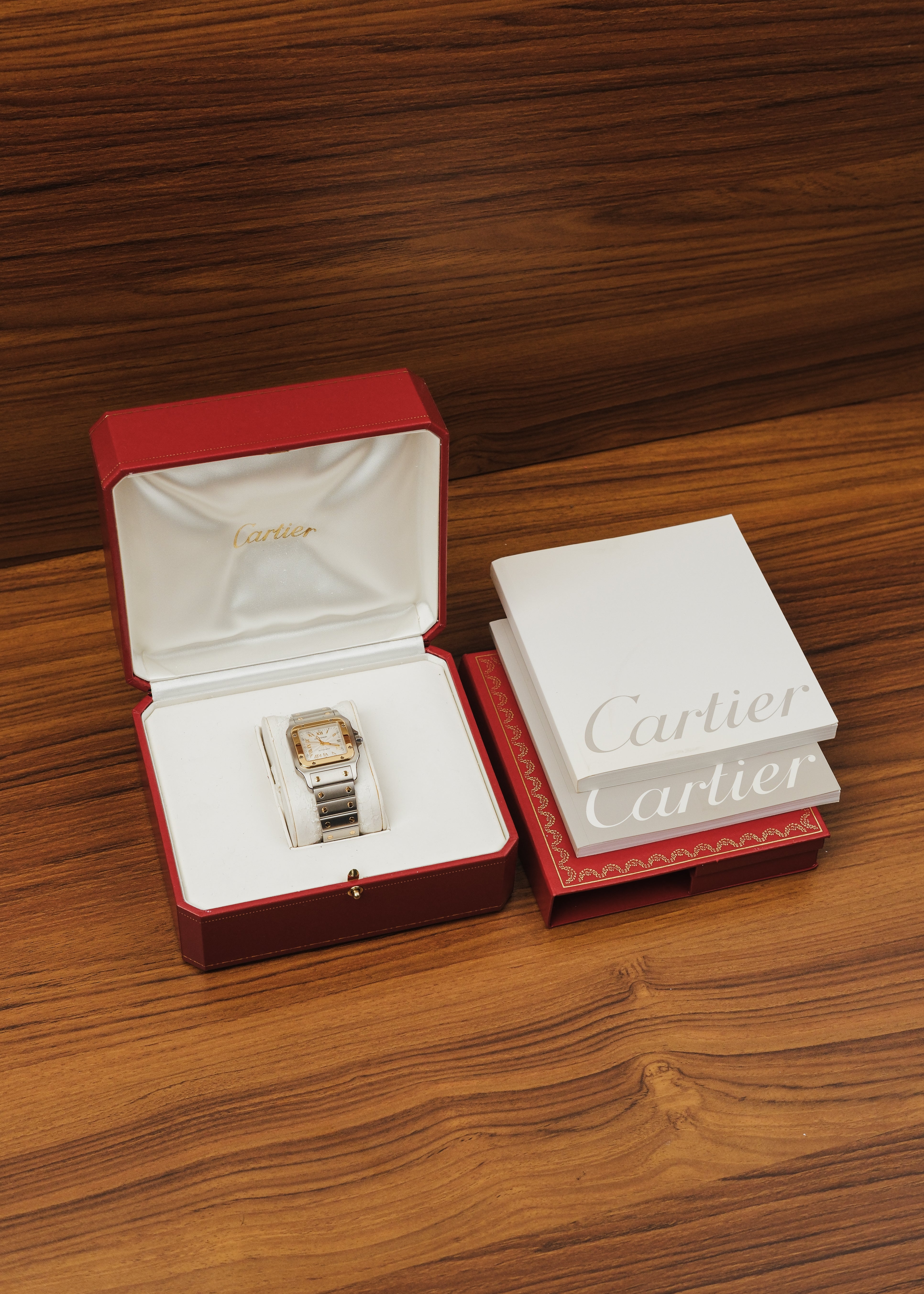 2000s Cartier Santos Galbee (Box & Papers)