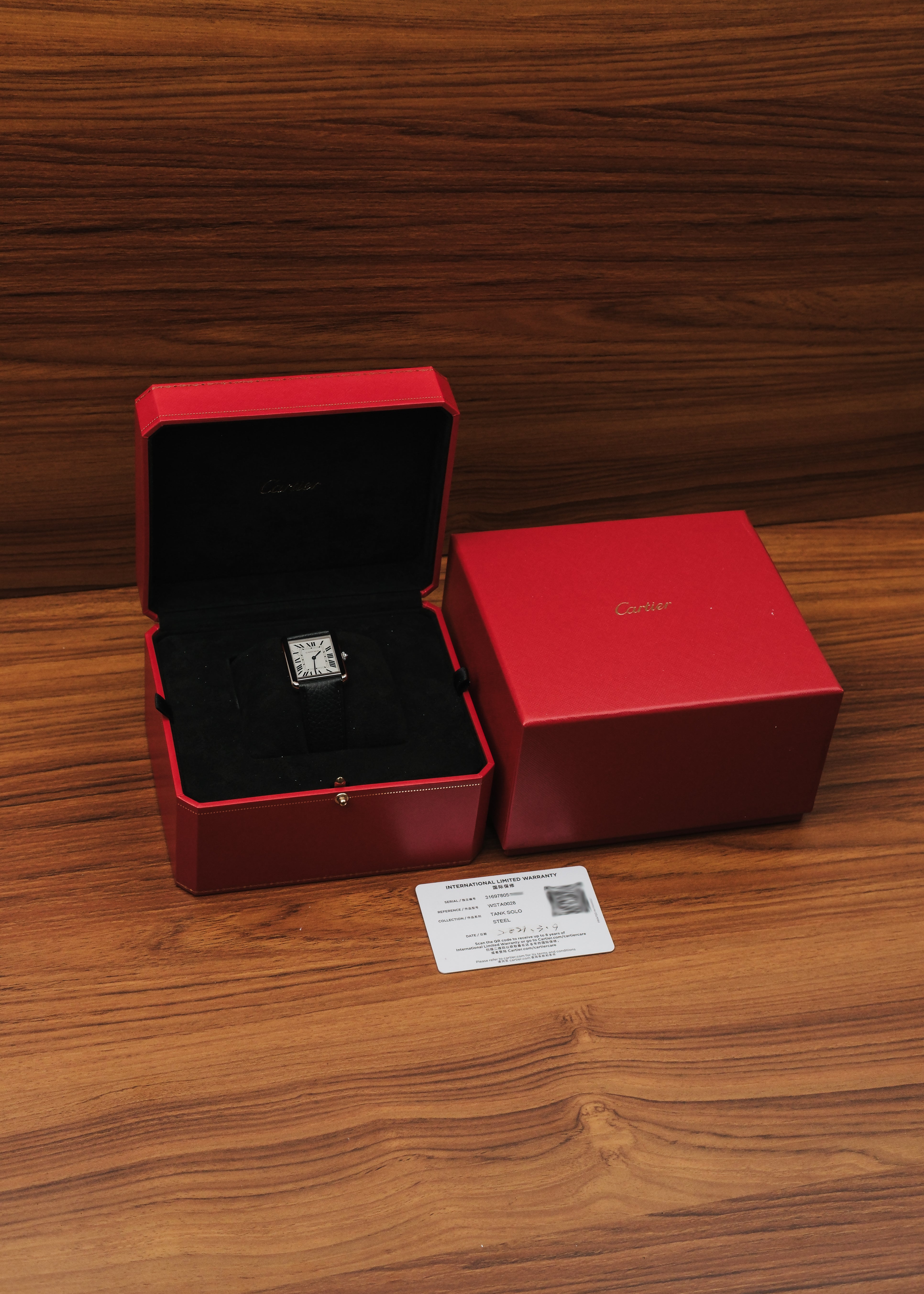 2021 Cartier Tank Solo (Box & Papers)
