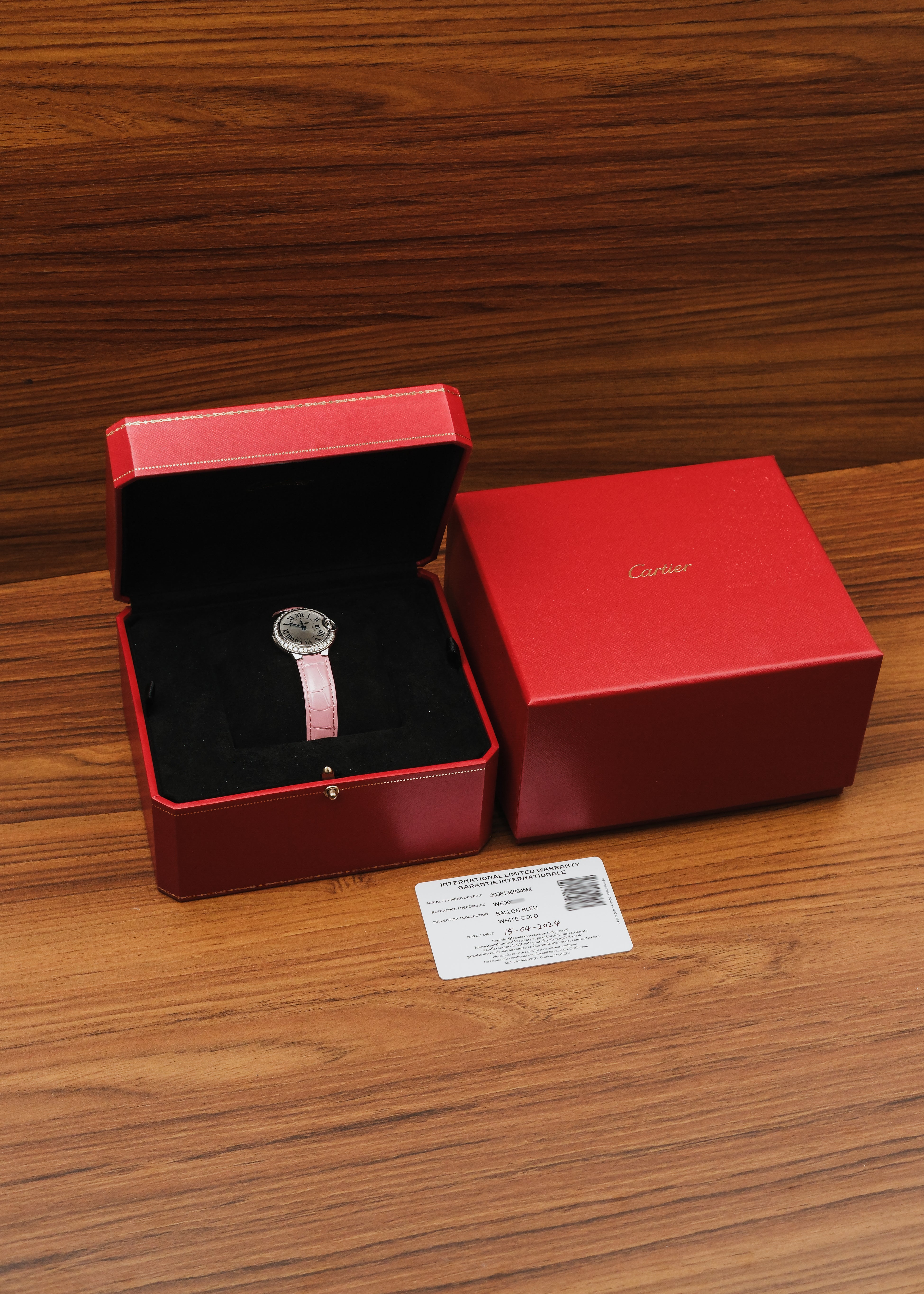 2024 Cartier Ballon Bleu 18K Gold w/ Factory Diamonds (Box & Papers)