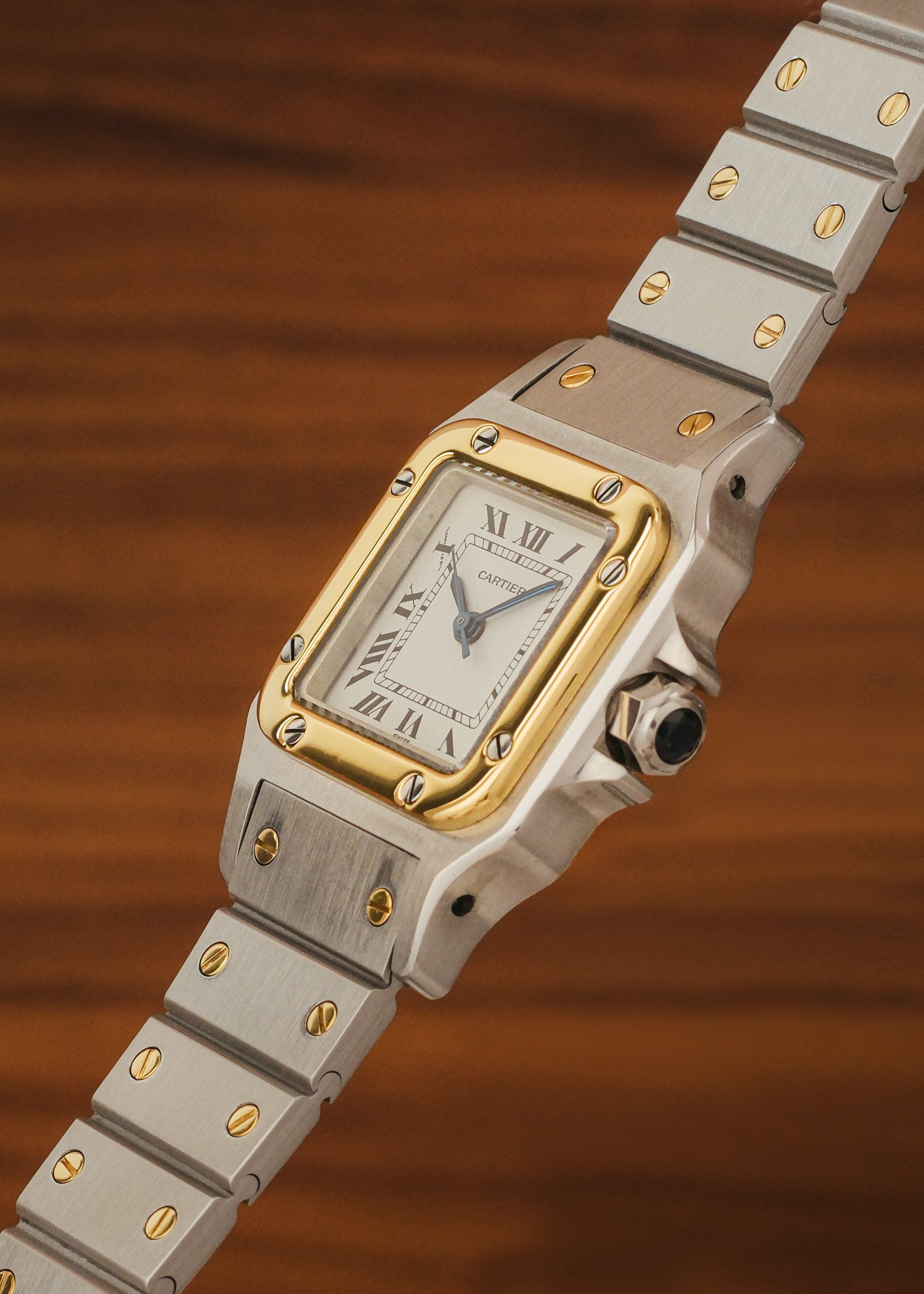 1980s Cartier Santos Carree "Spider Dial"