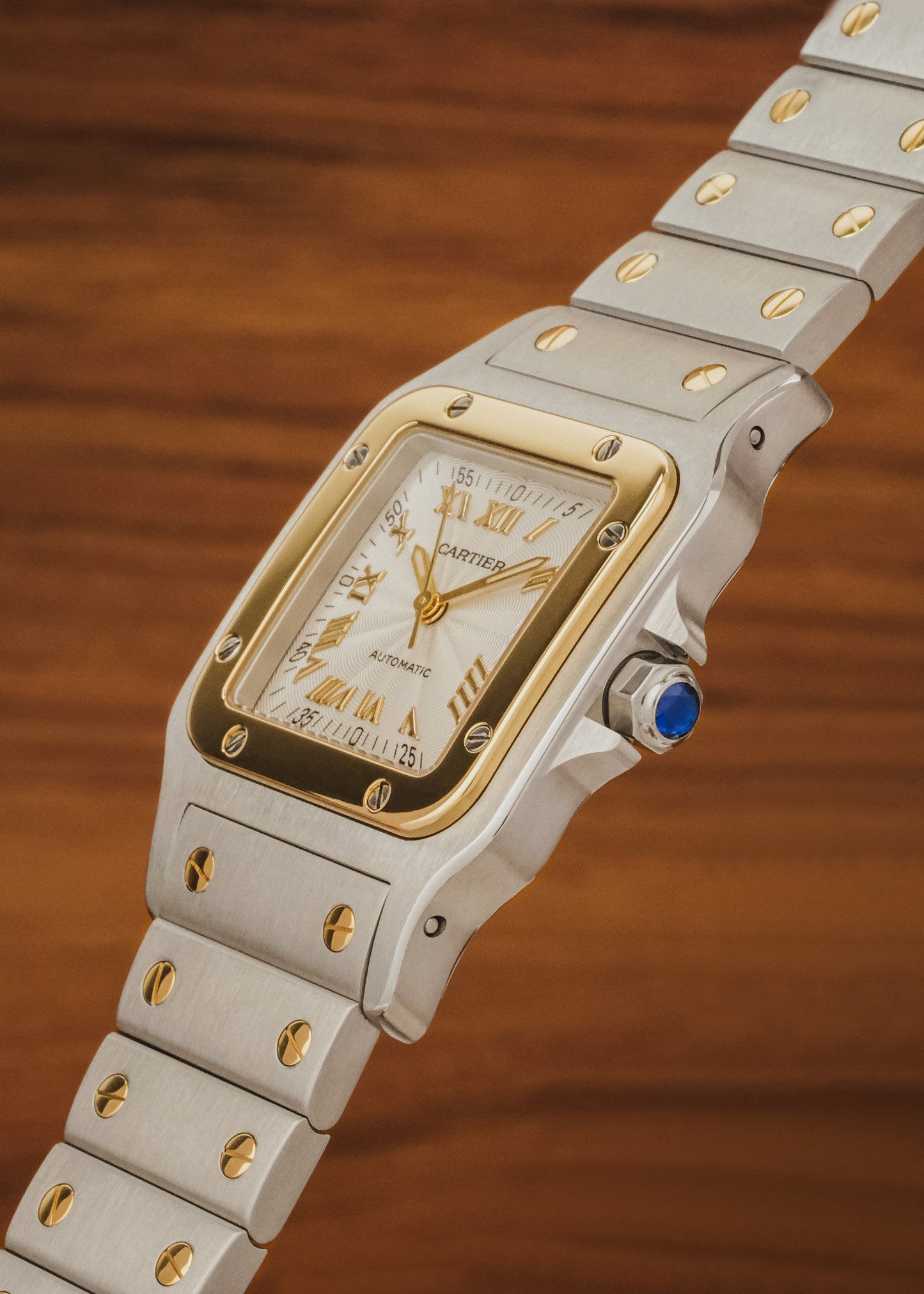 2000s Cartier Santos Galbee (Box & Papers)