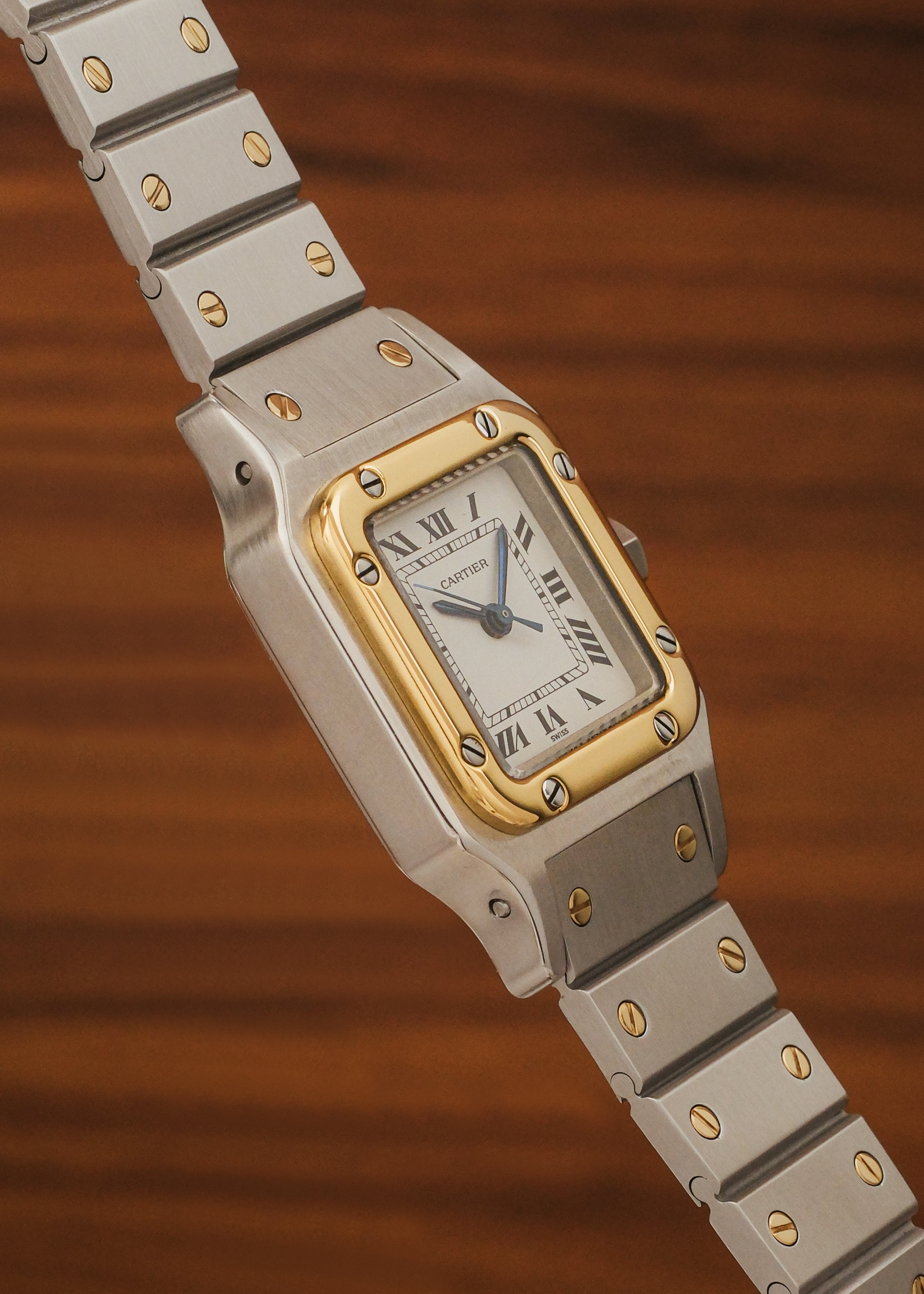 1980s Cartier Santos Carree "Spider Dial"