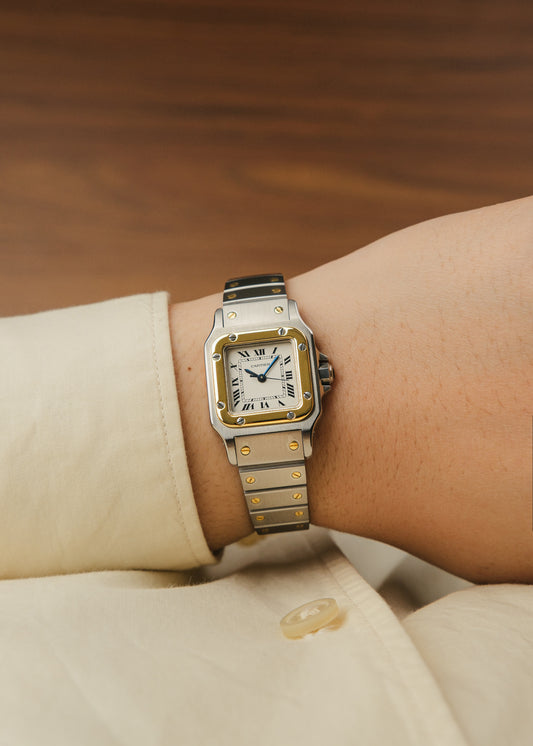 1980s Cartier Santos Carree "Spider Dial"