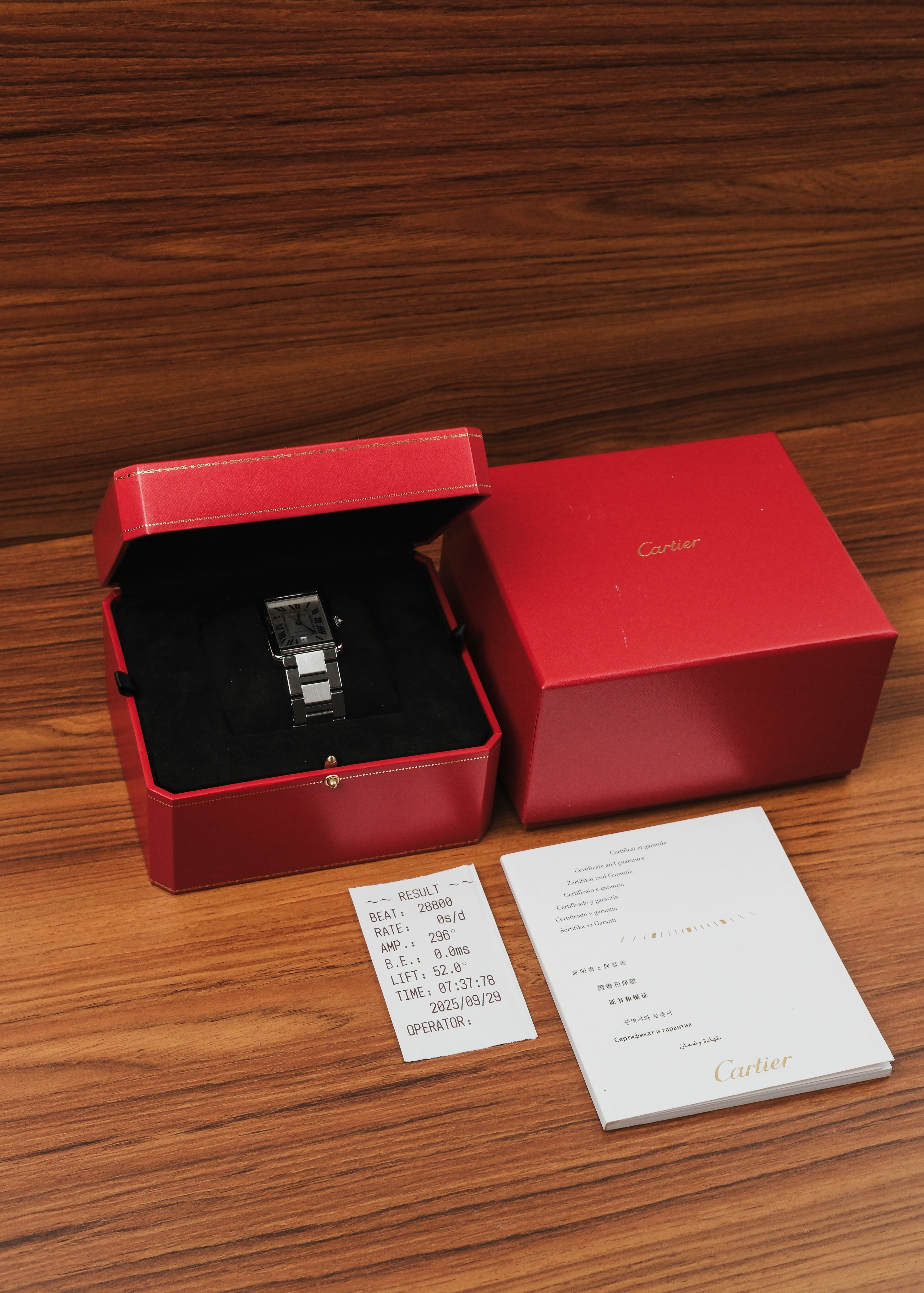 2015 Cartier Tank Solo XL (Box & Papers)