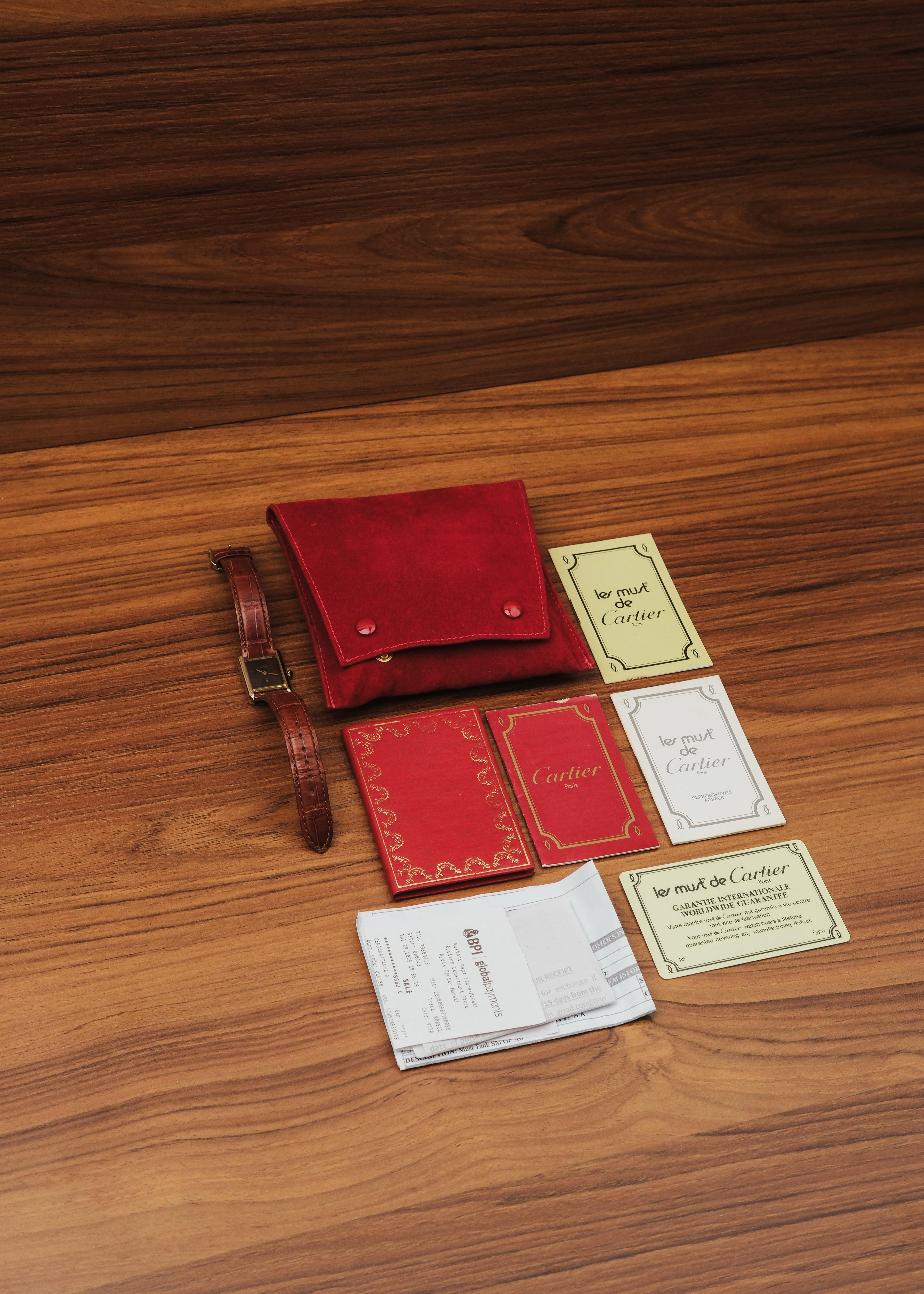 1970s Must de Cartier Tank (Papers)
