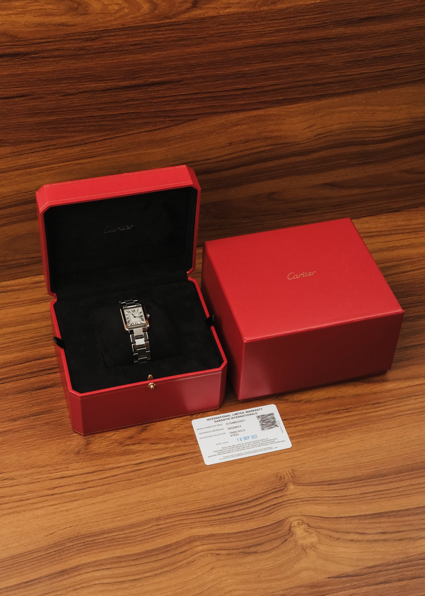 2023 Cartier Tank Solo (Box & Papers)
