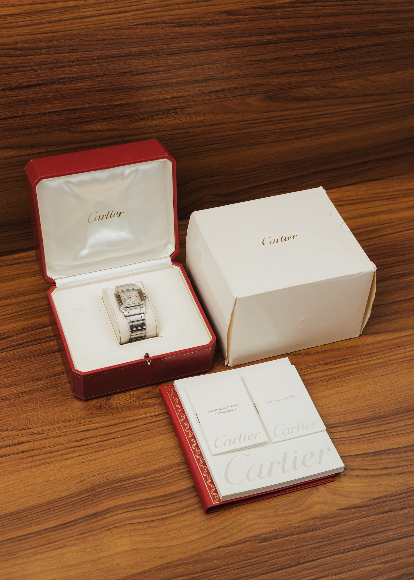 2000s Cartier Santos Galbee (Box & Papers)