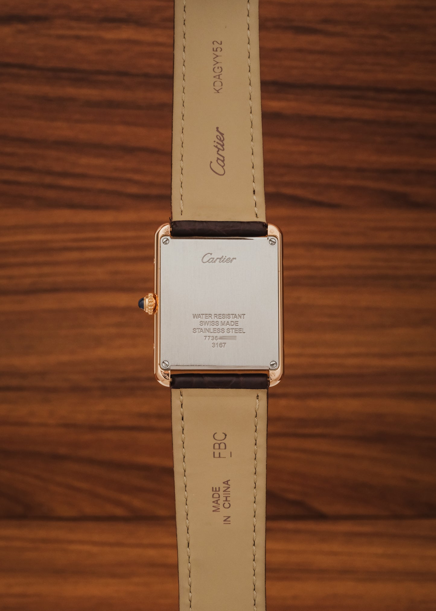2017 Cartier Tank Solo 18K Gold (Box & Papers)