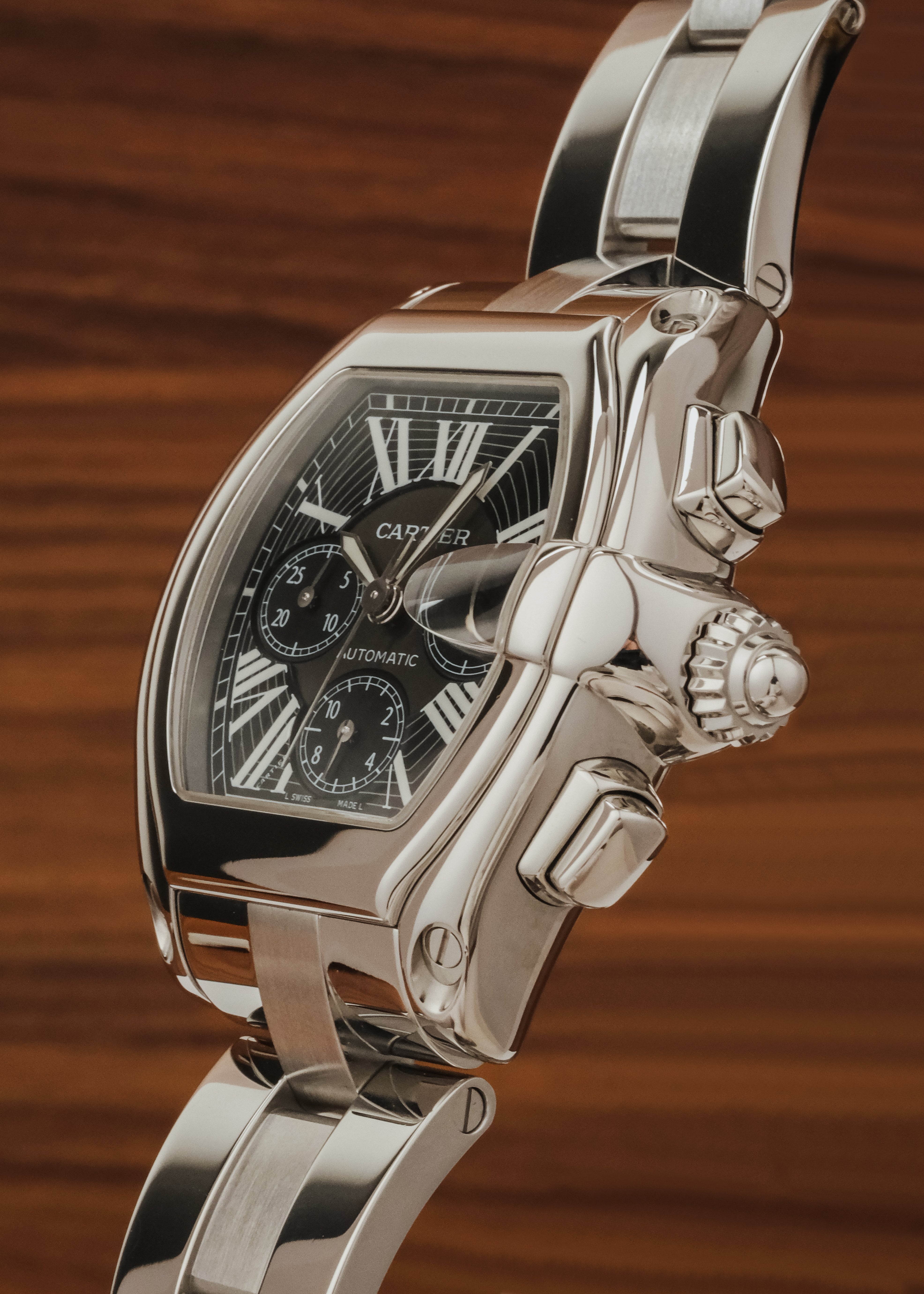 2000s Cartier Roadster Chronograph XL (Box & Papers)