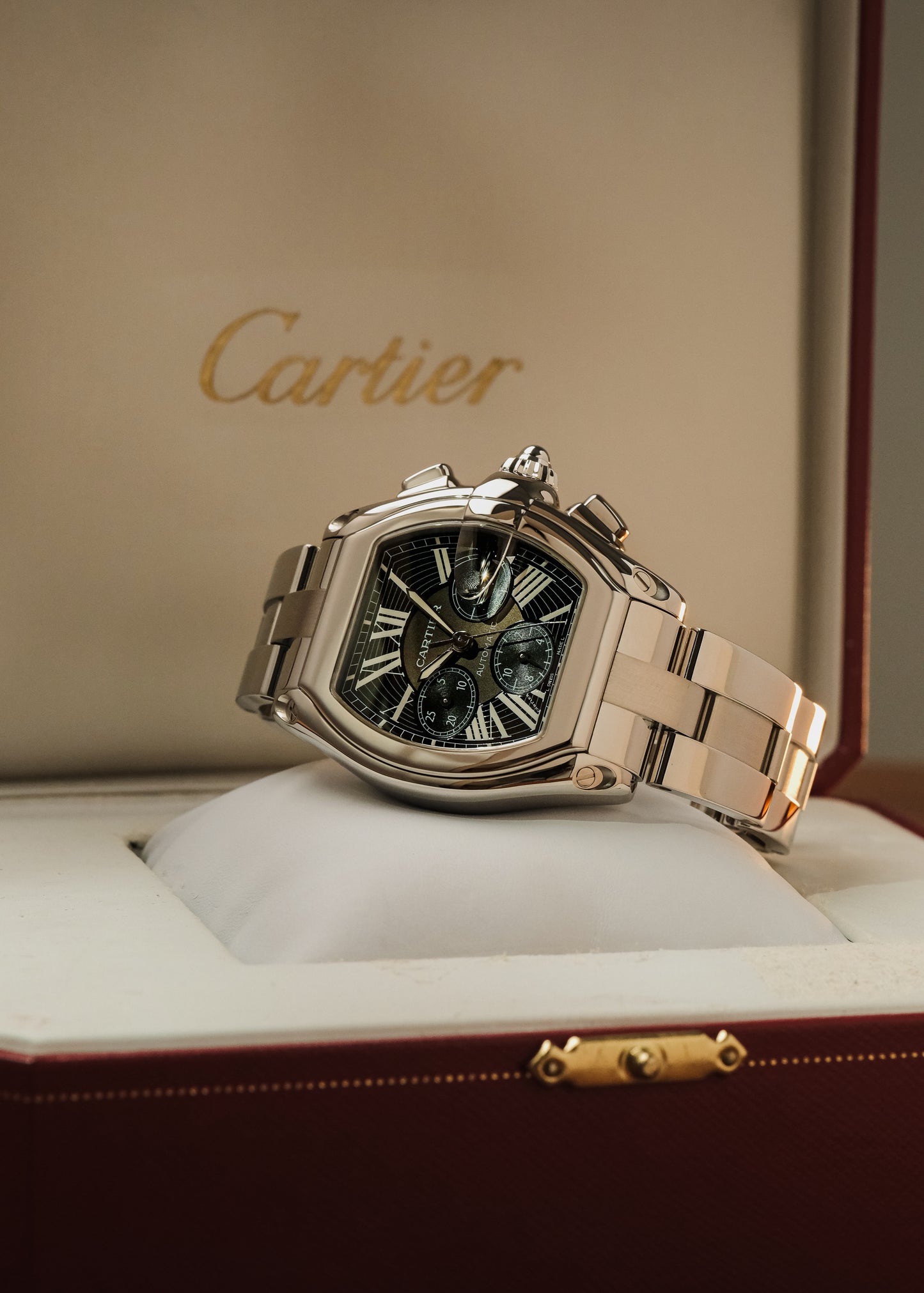 2000s Cartier Roadster Chronograph XL (Box & Papers)