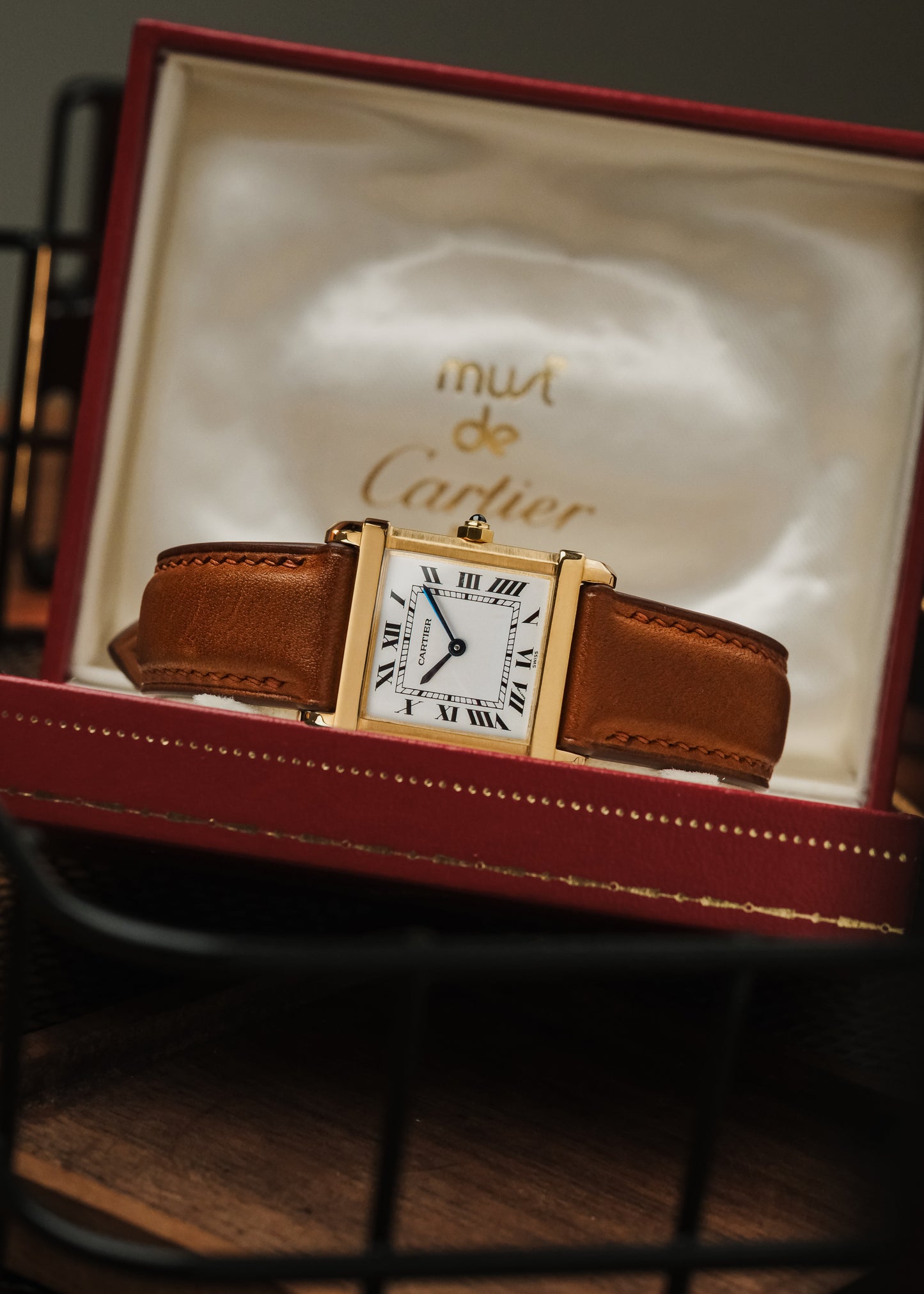 1990s Cartier Tank Chinoise 18K Gold (Box)