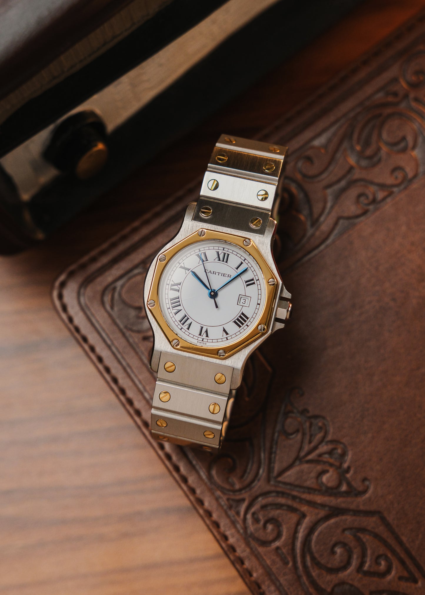 1980s Cartier Santos Octagon (Box)