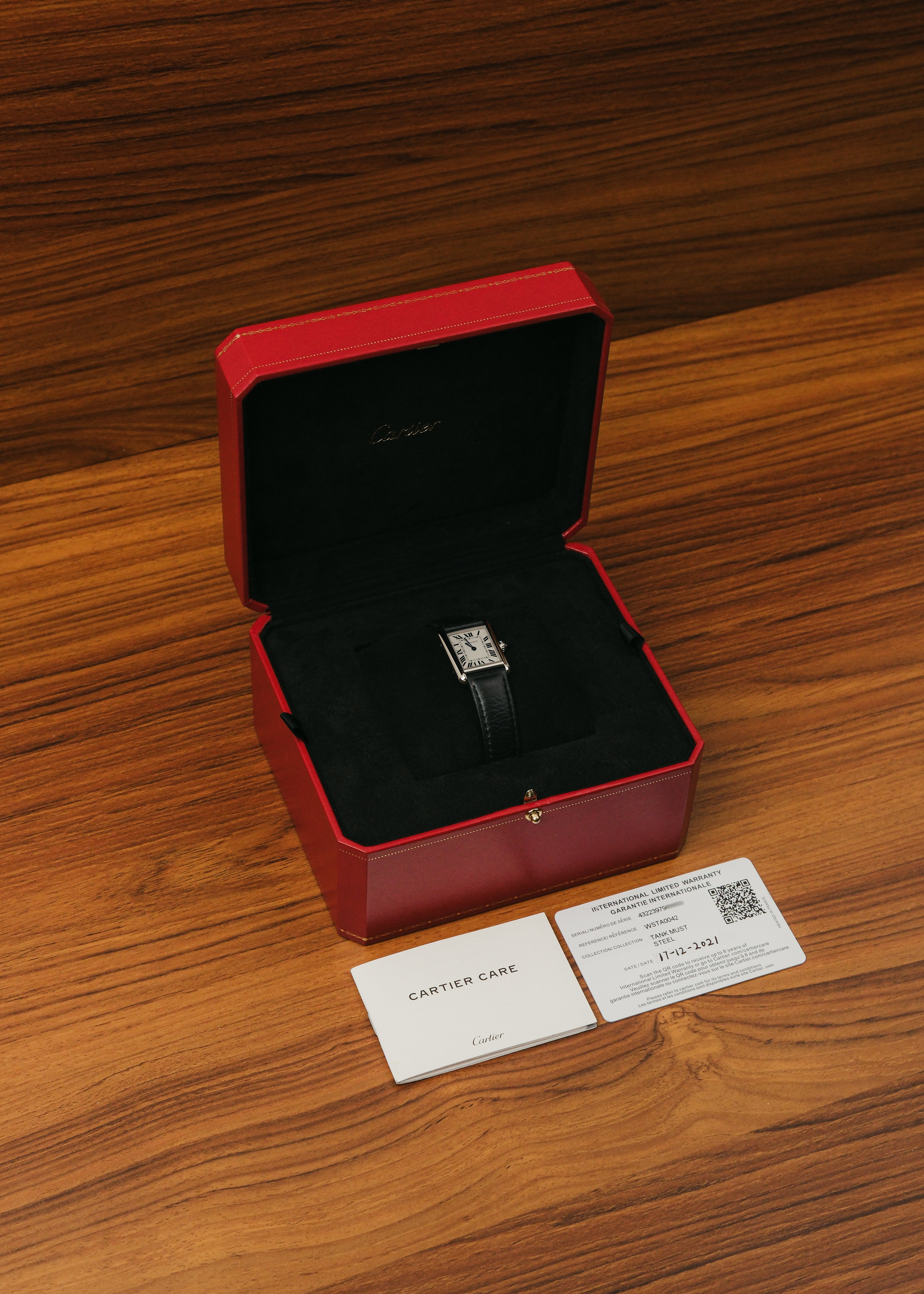 2021 Cartier Tank Must (Box & Papers)