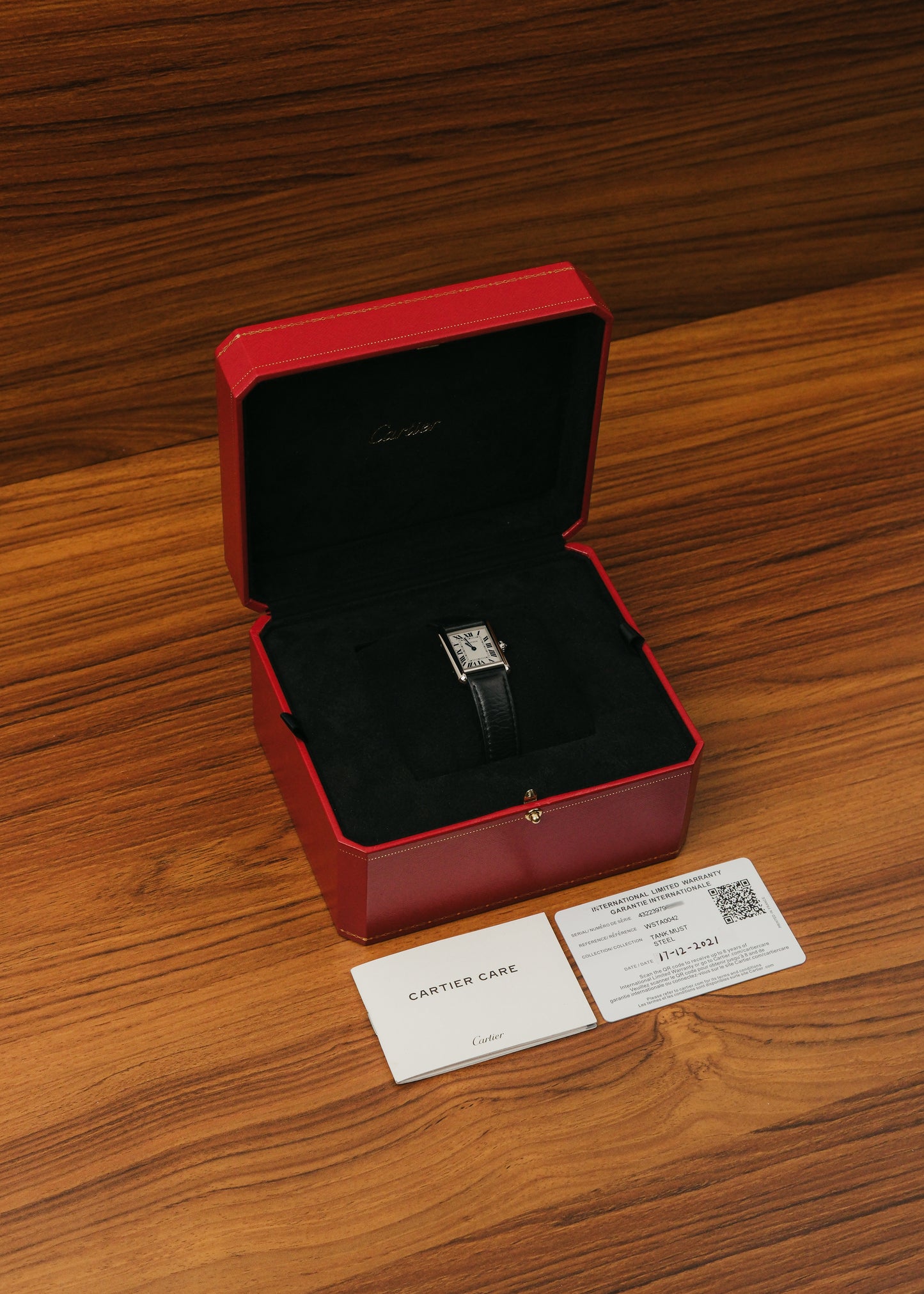 2021 Cartier Tank Must (Box & Papers)
