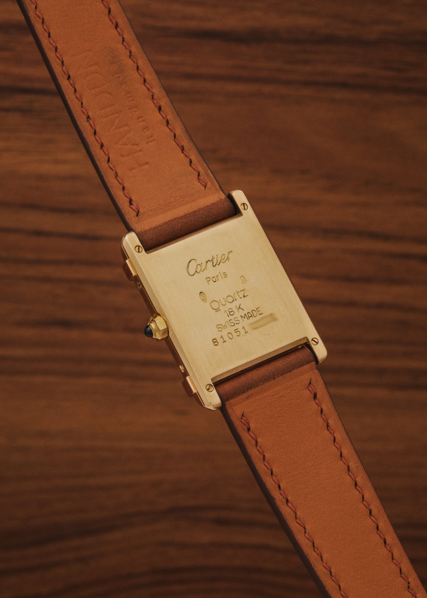 1990s Cartier Tank Chinoise 18K Gold (Box)