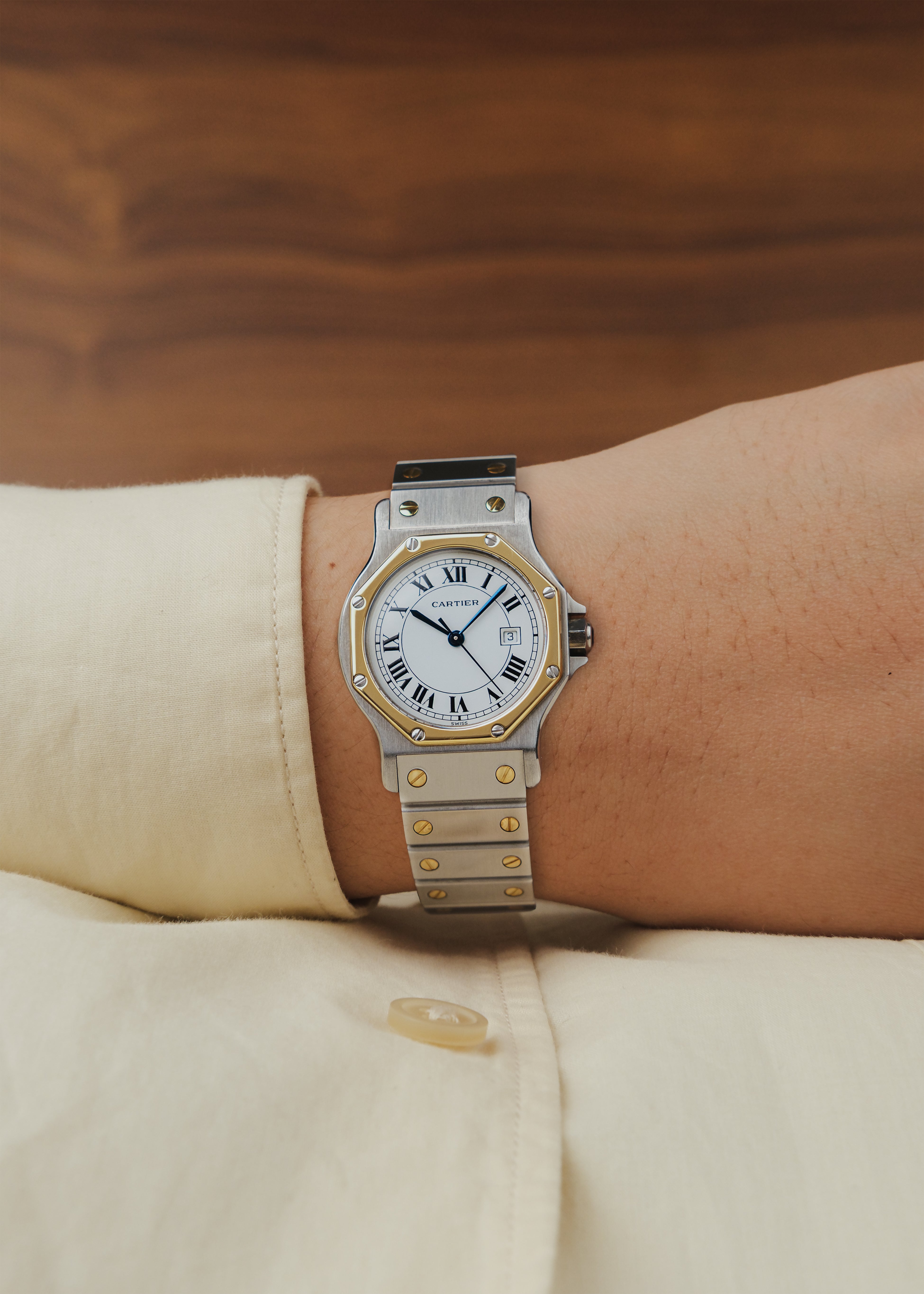 1980s Cartier Santos Octagon (Box)