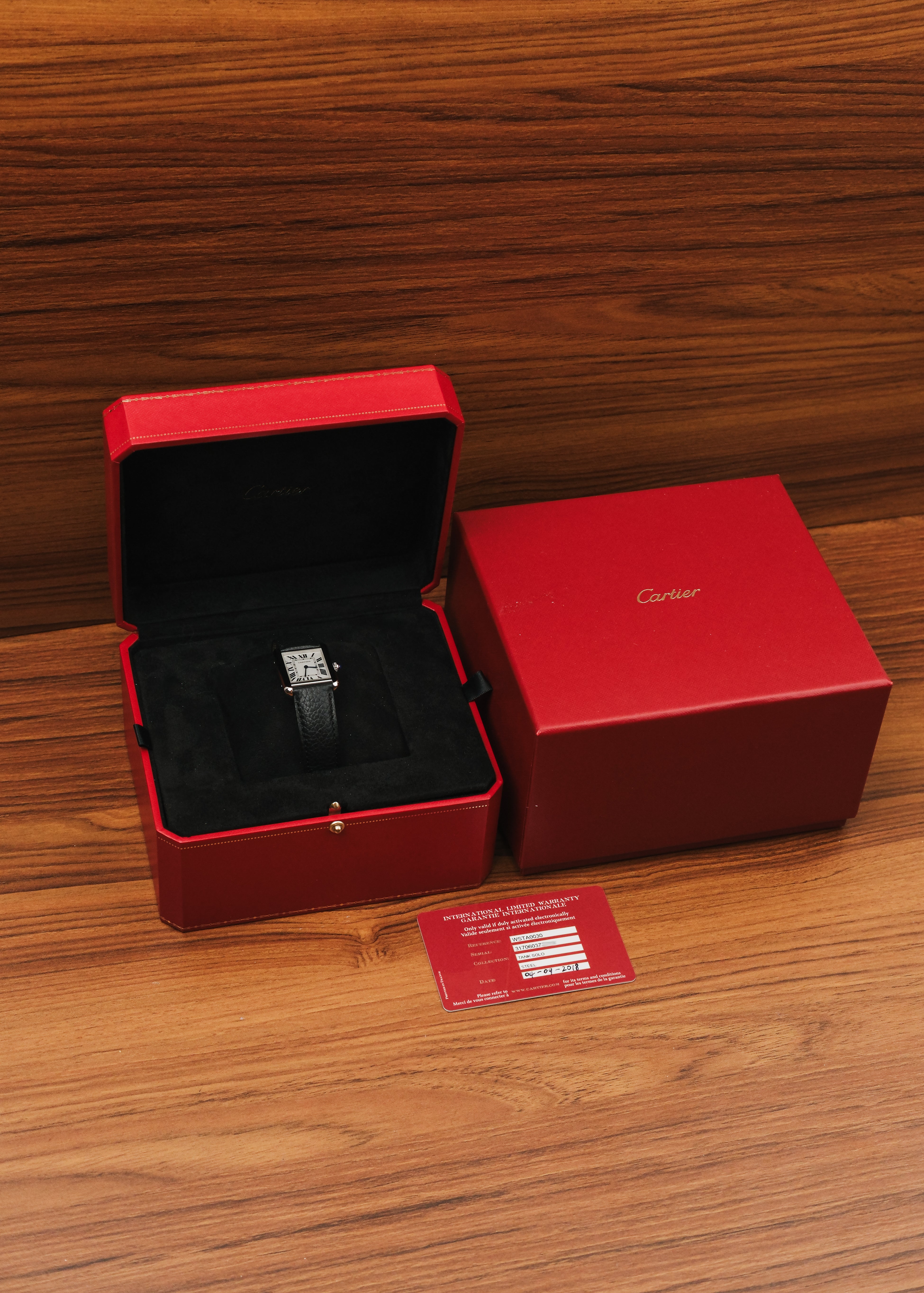 2018 Cartier Tank Solo (Box & Papers)