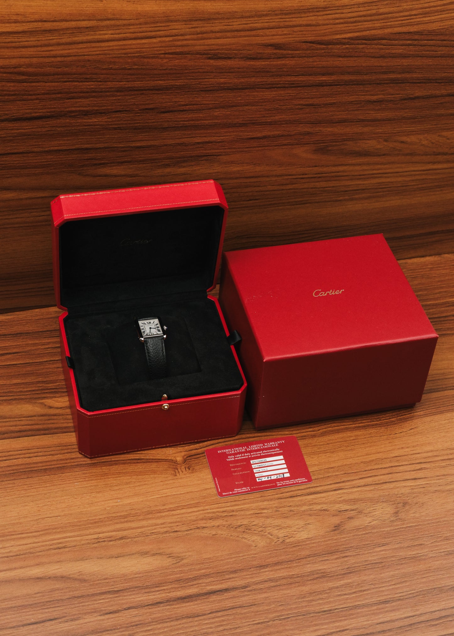 2018 Cartier Tank Solo (Box & Papers)