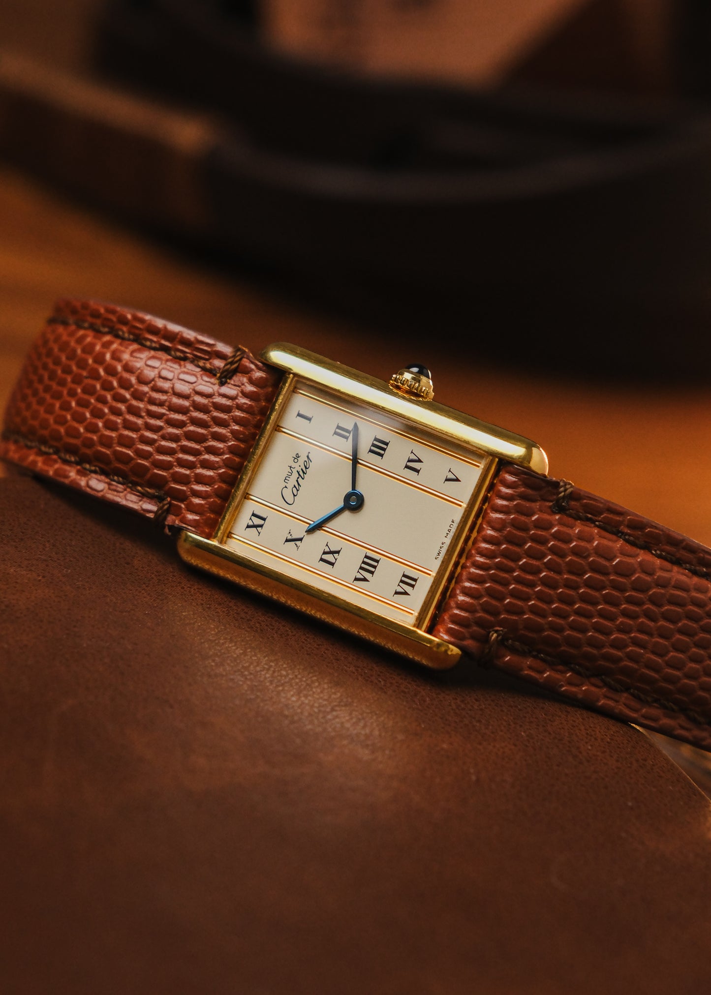 1990s Must de Cartier Tank "Column Dial"