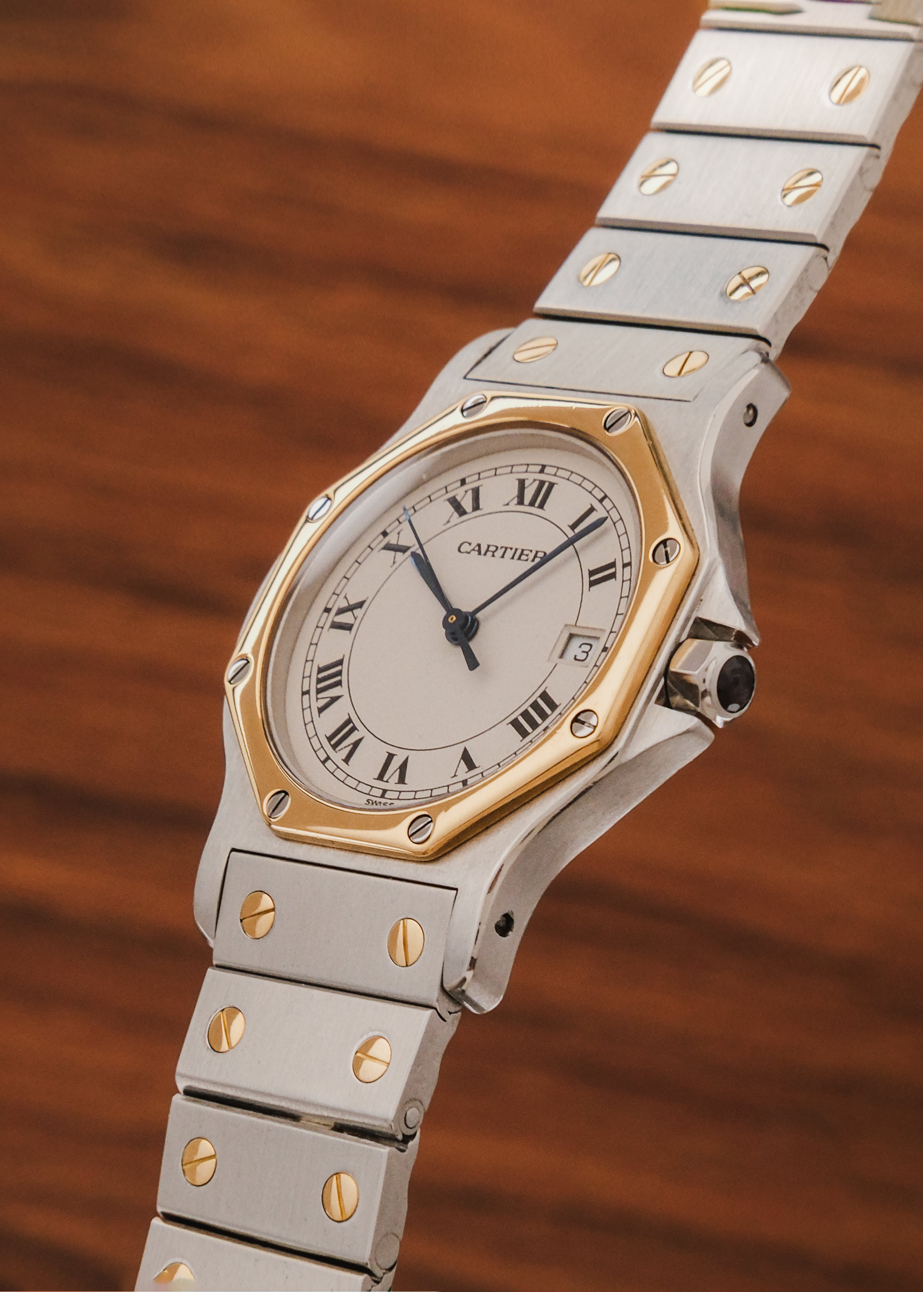 1990s Cartier Santos Octagon
