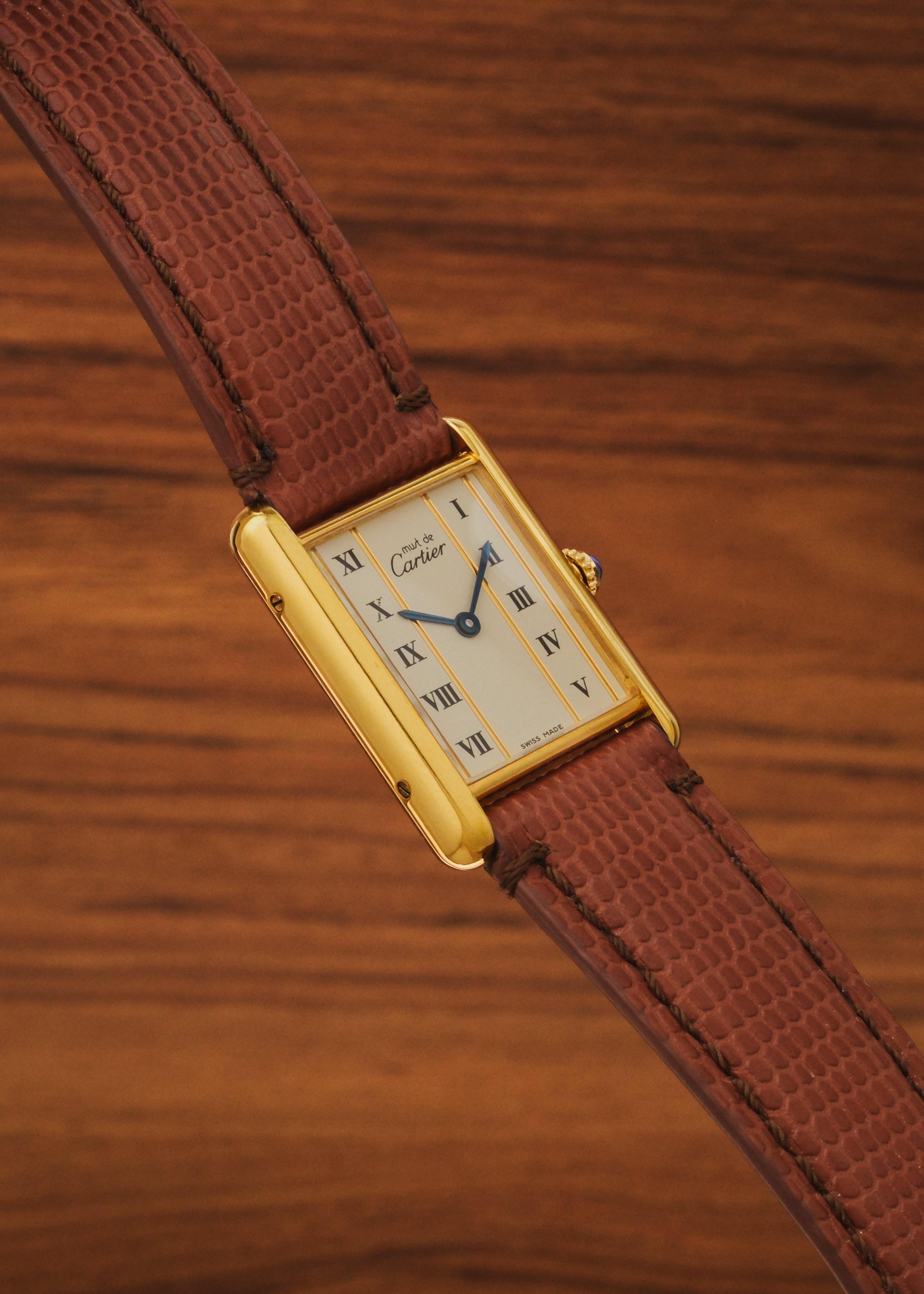 1990s Must de Cartier Tank "Column Dial"