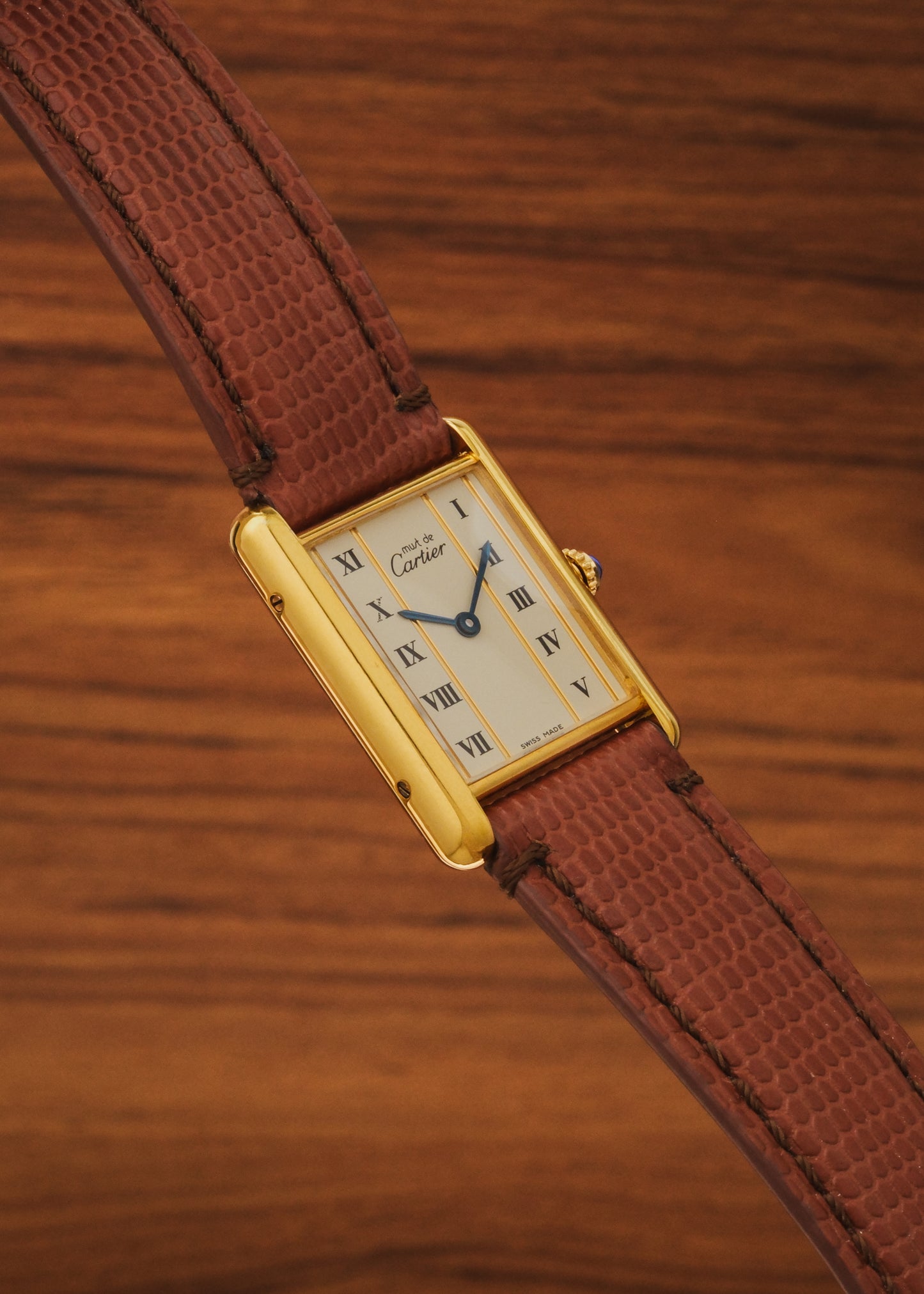 1990s Must de Cartier Tank "Column Dial"
