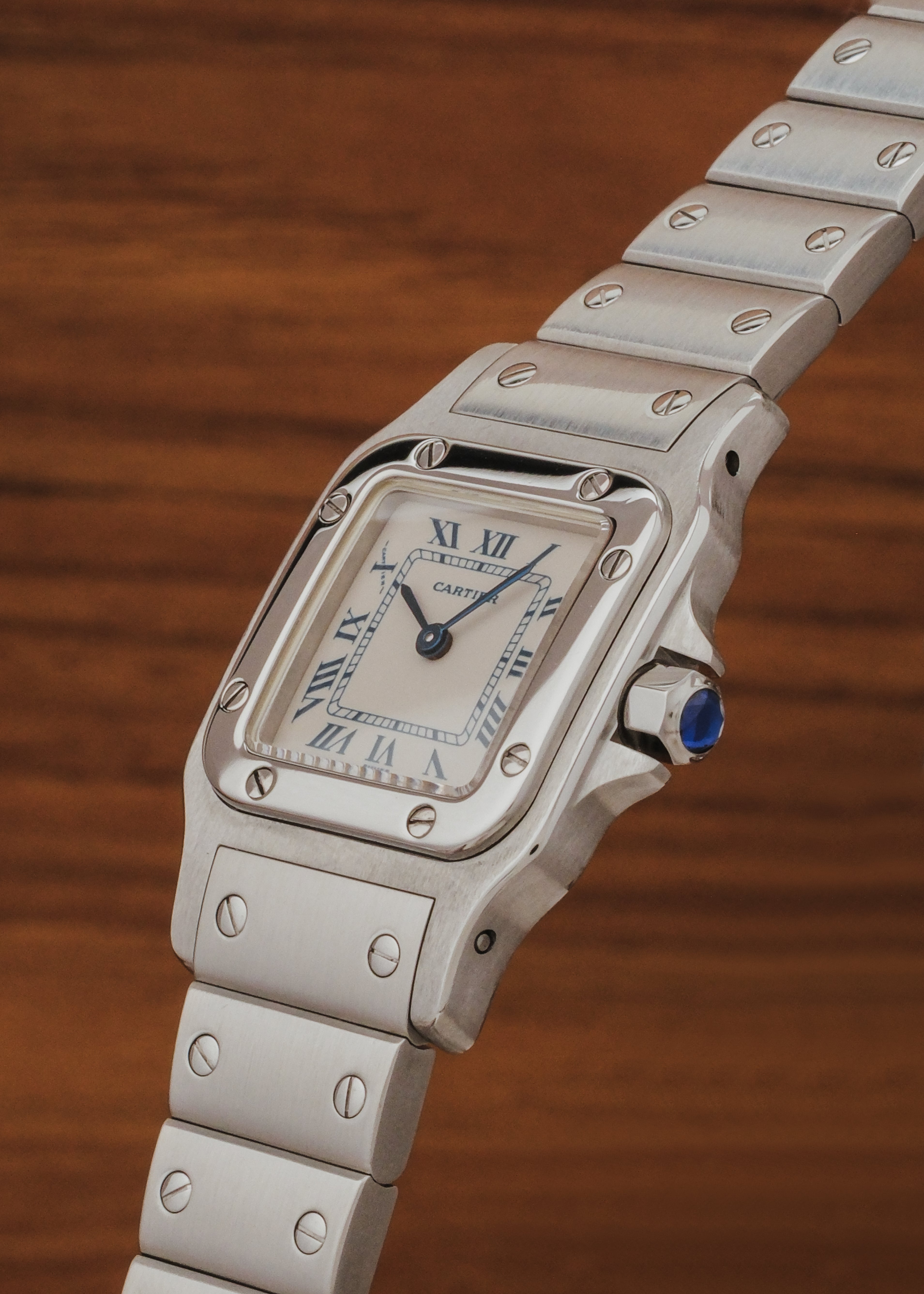 1990s Cartier Santos Galbee (Box & Papers)