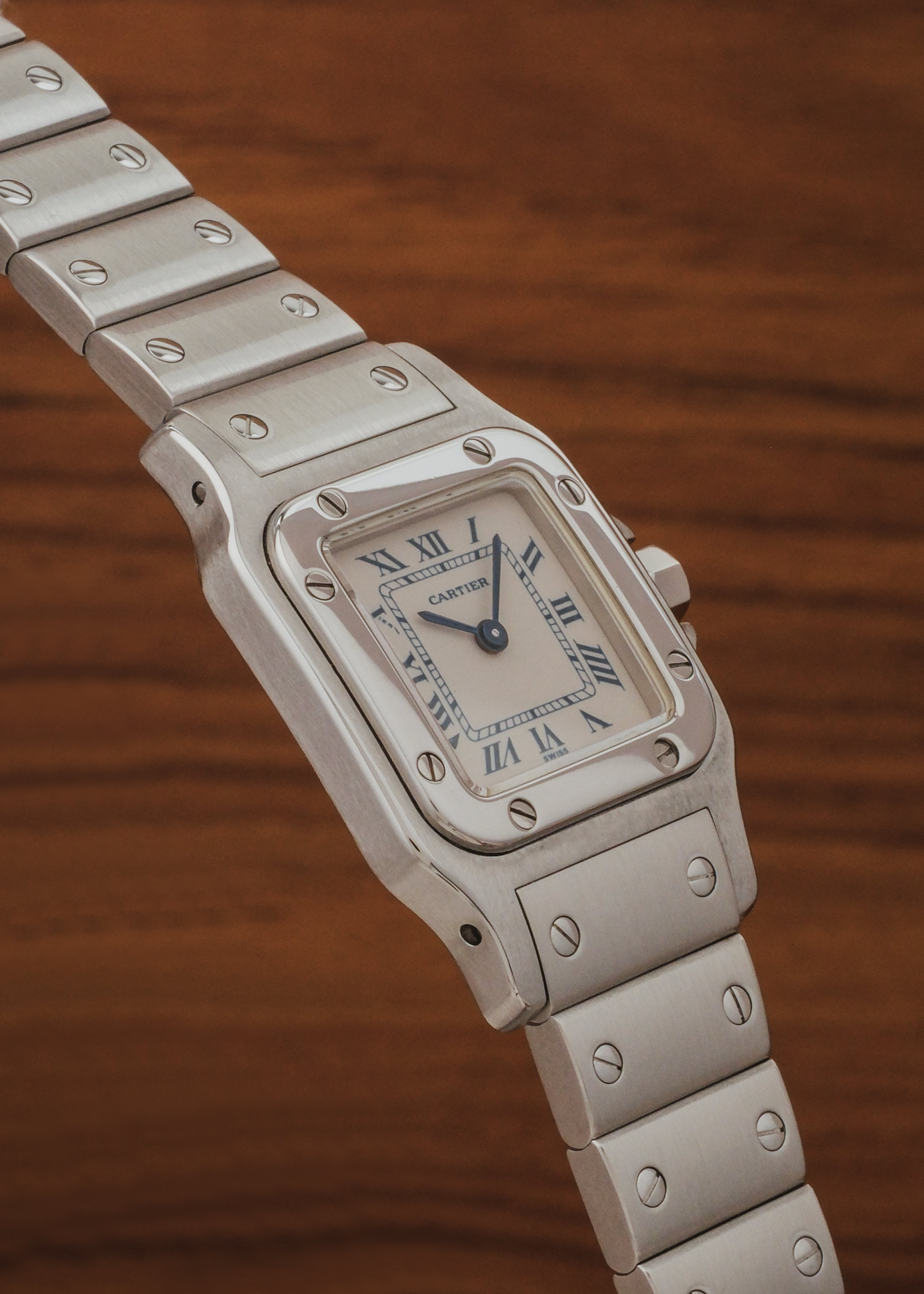 1990s Cartier Santos Galbee (Box & Papers)