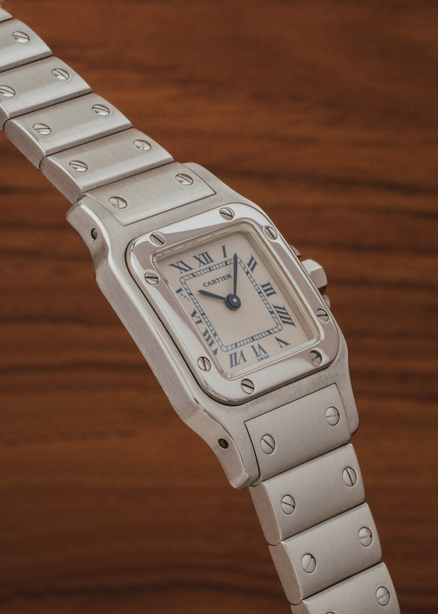 1990s Cartier Santos Galbee (Box & Papers)