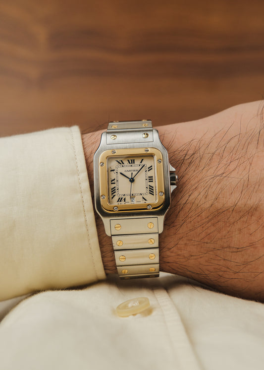1990s Cartier Santos Galbee