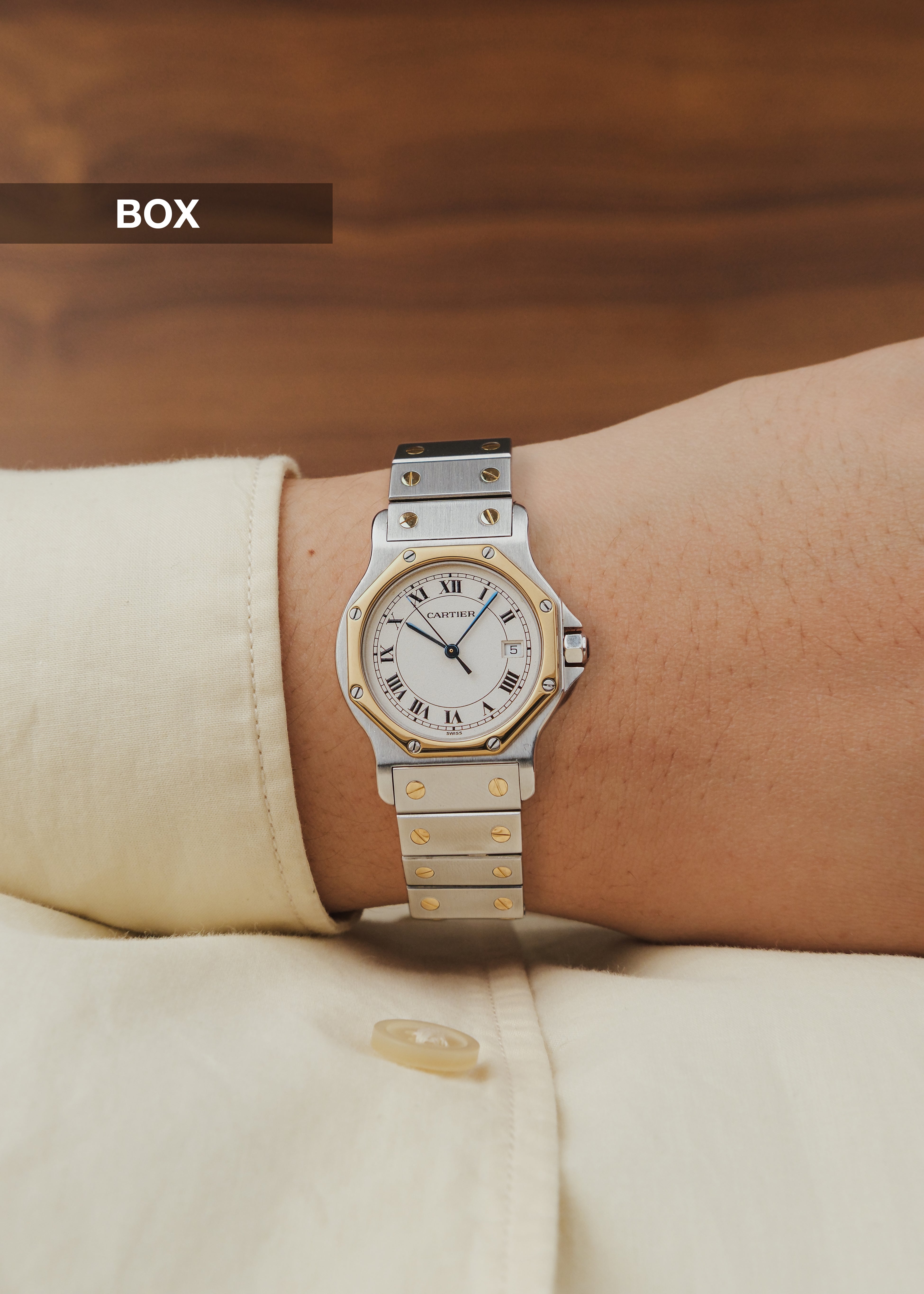 1990s Cartier Santos Octagon
