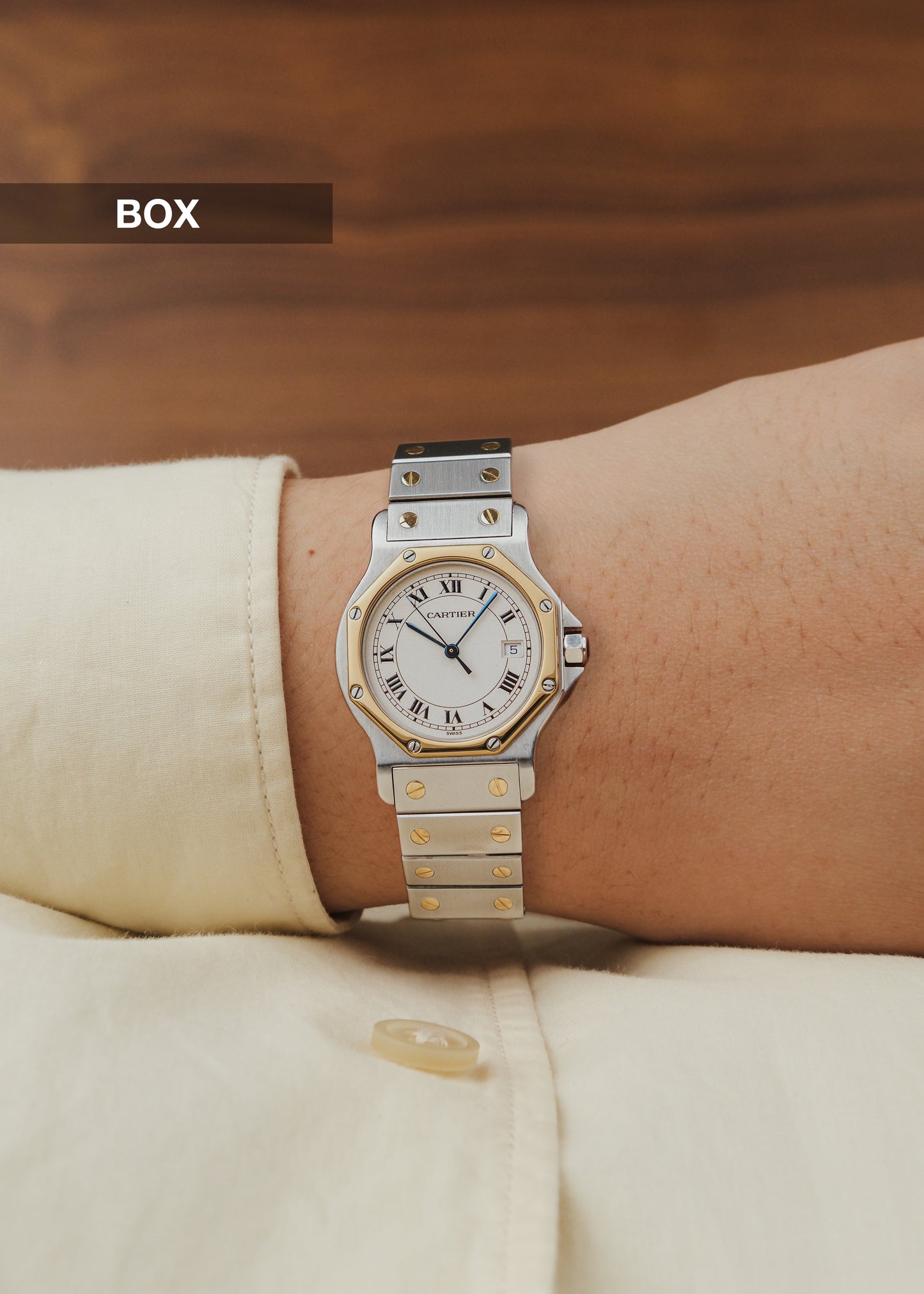 1990s Cartier Santos Octagon