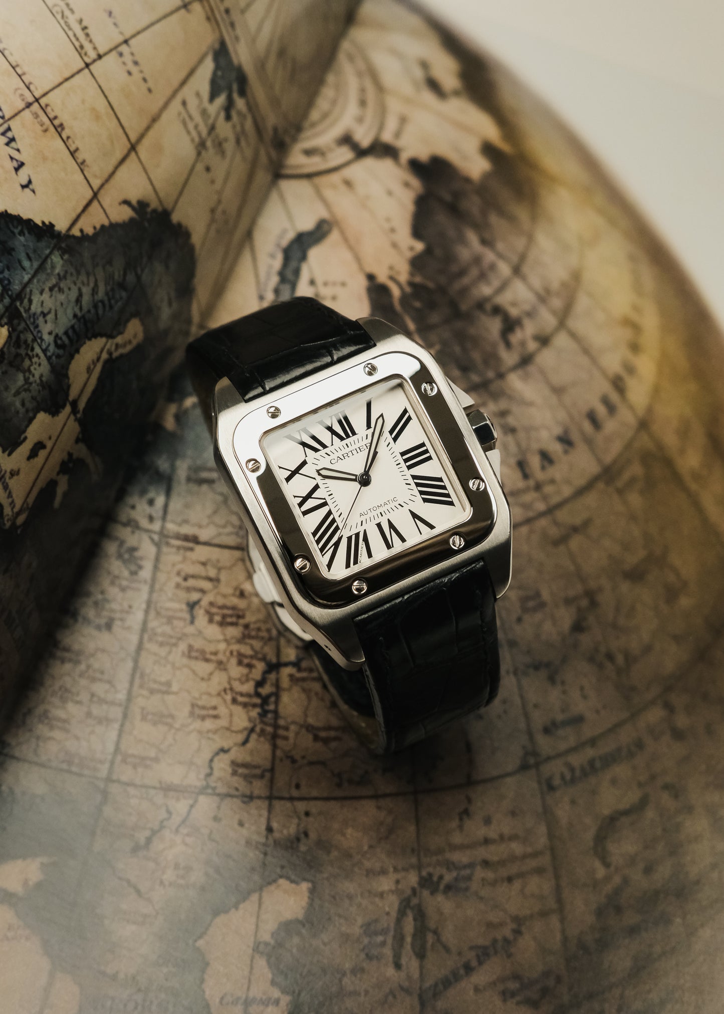 2023 Cartier Santos 100 (Box & Papers)