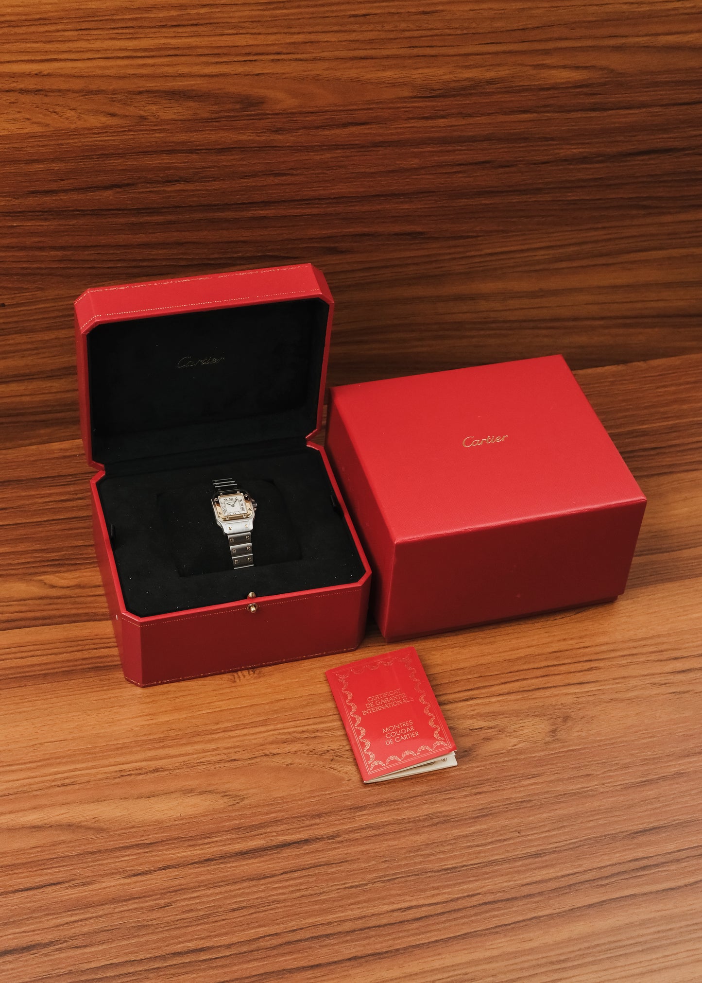2000s Cartier Santos Galbee (Box & Papers)
