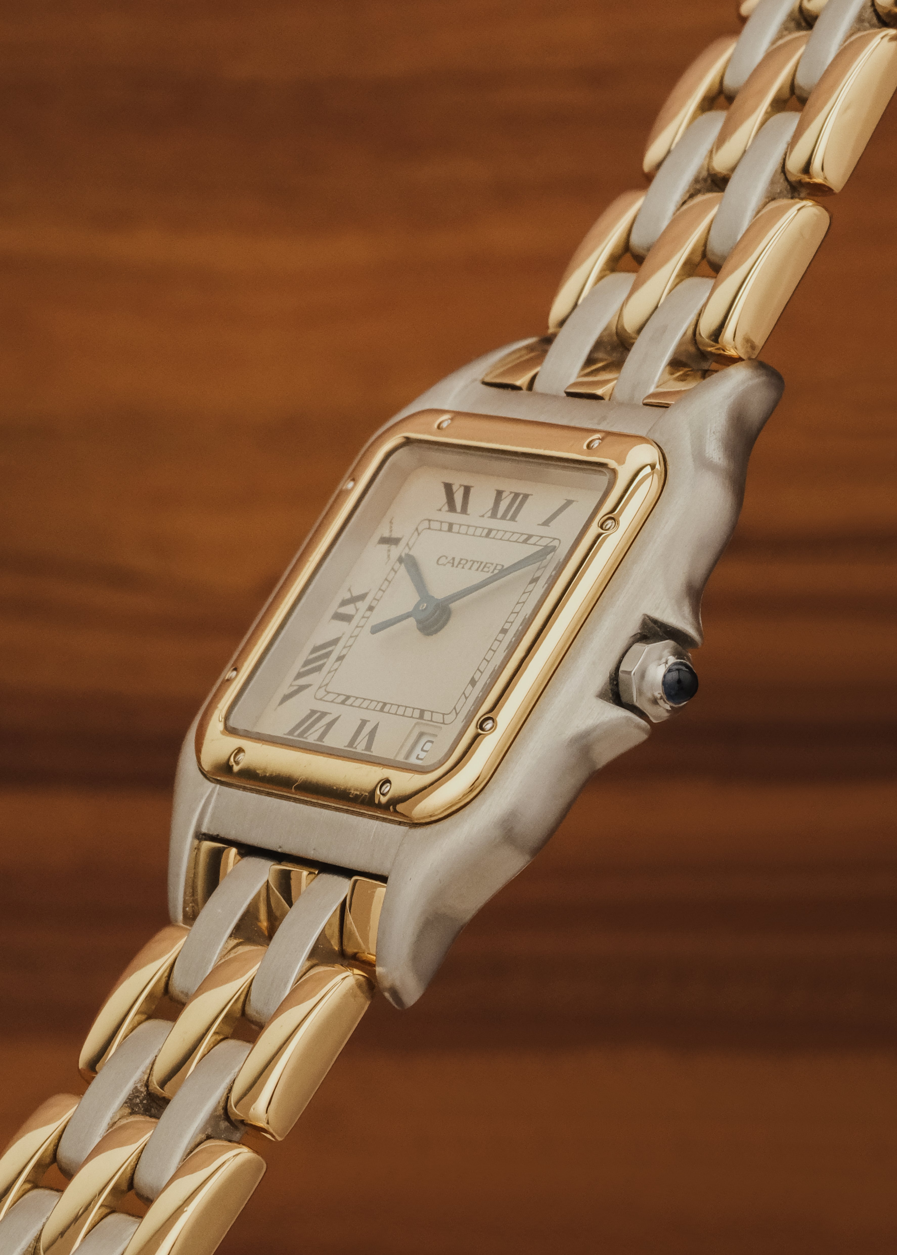 1990s Cartier Panthere "3 Row Bracelet"