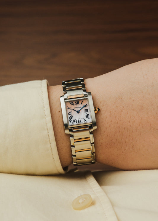 2024 Cartier Tank Francaise "Mother of Pearl" (Box & Papers)