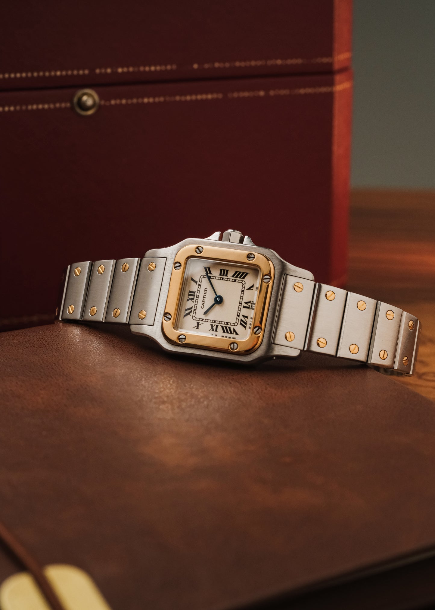 2000s Cartier Santos Galbee (Box & Papers)