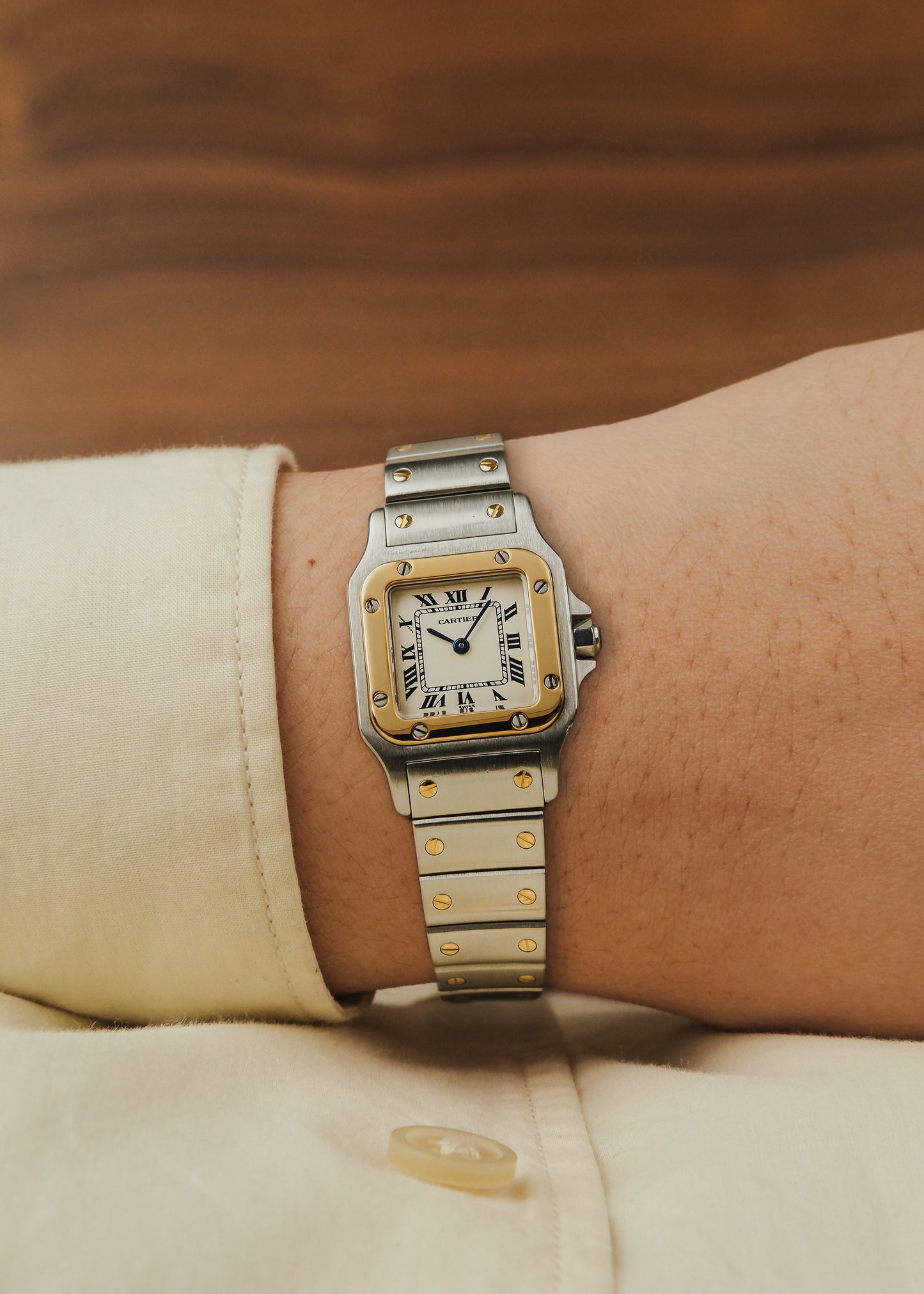 2000s Cartier Santos Galbee (Box & Papers)