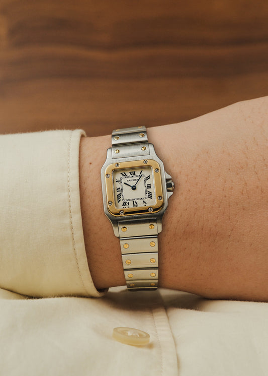 2000s Cartier Santos Galbee (Box & Papers)